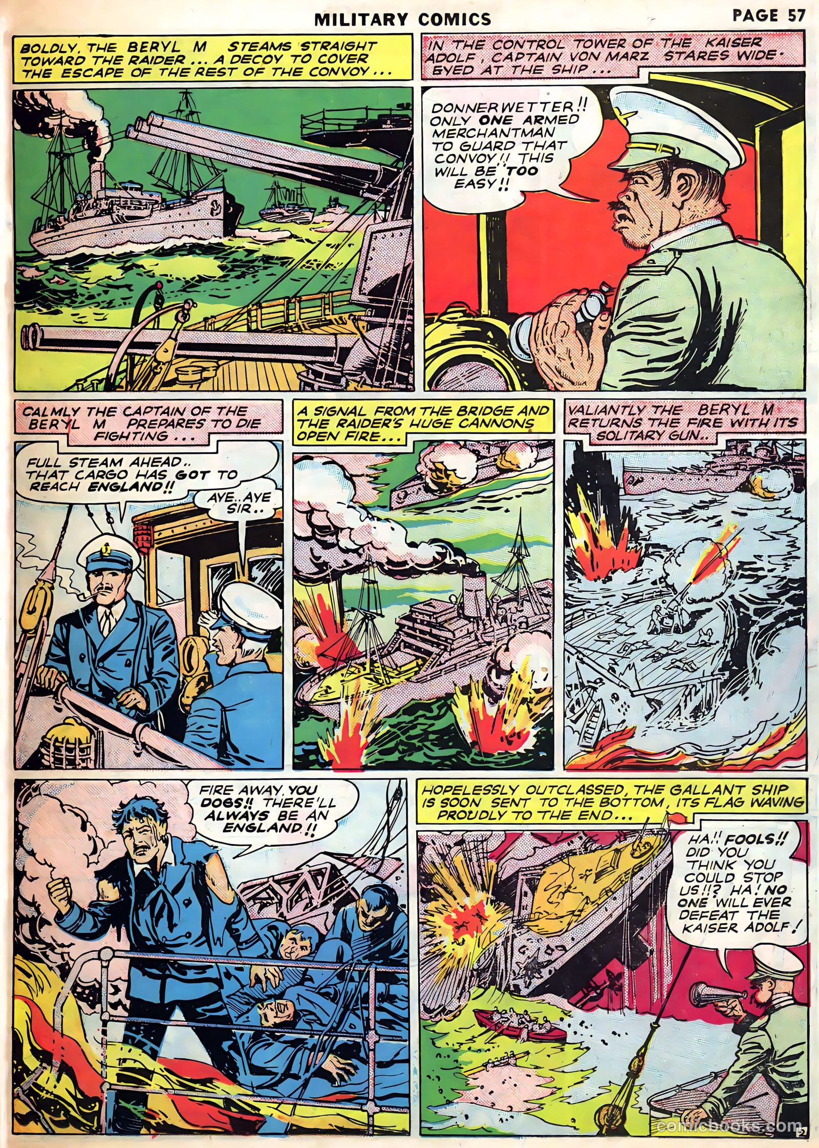 Military Comics #1 (1941) — page 59 of 68