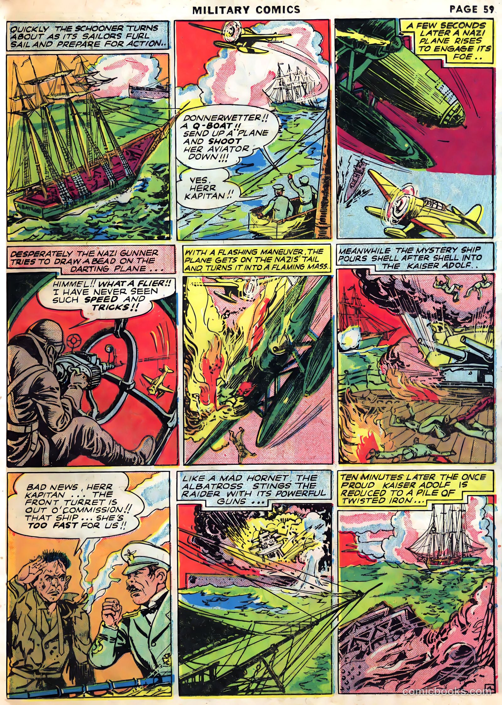 Military Comics #1 (1941) — page 61 of 68