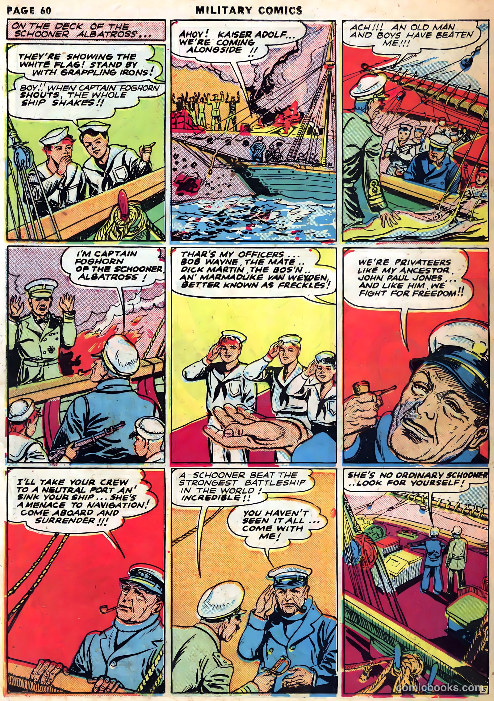 Military Comics #1 (1941) — page 62 of 68