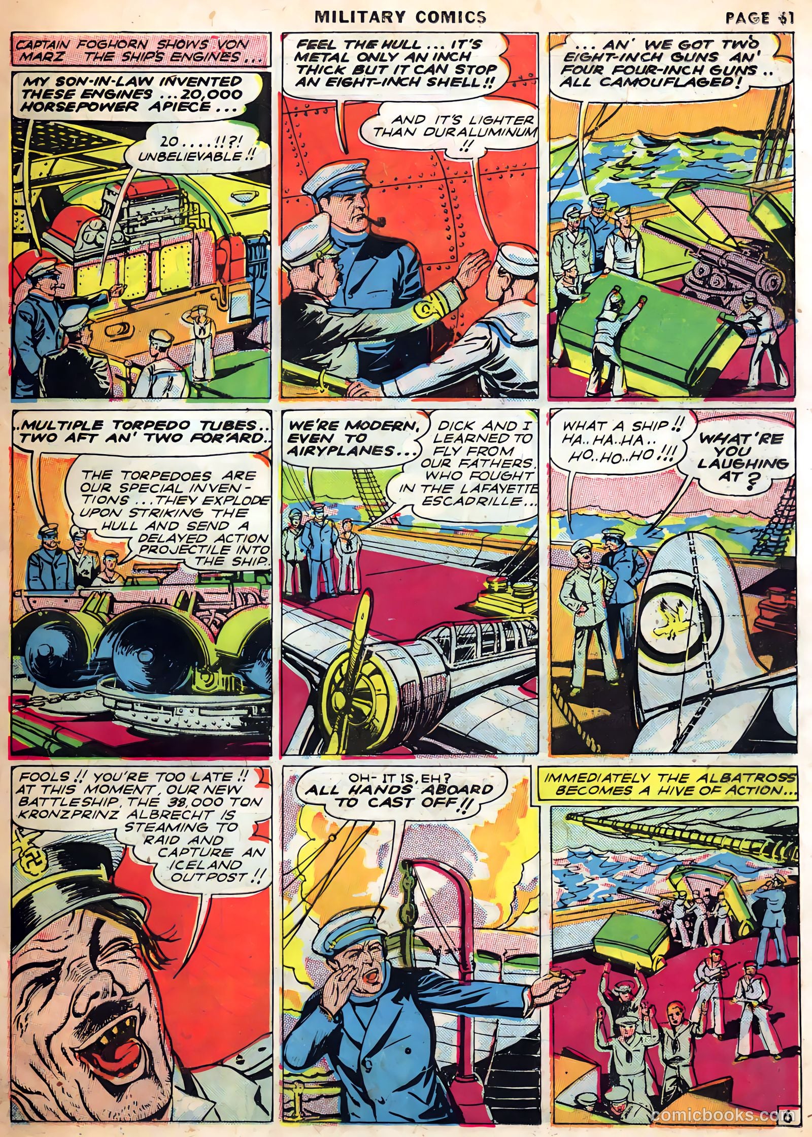 Military Comics #1 (1941) — page 63 of 68