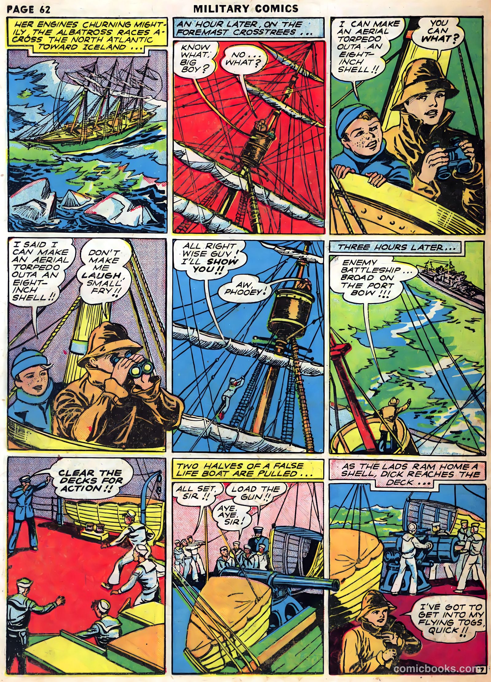 Military Comics #1 (1941) — page 64 of 68