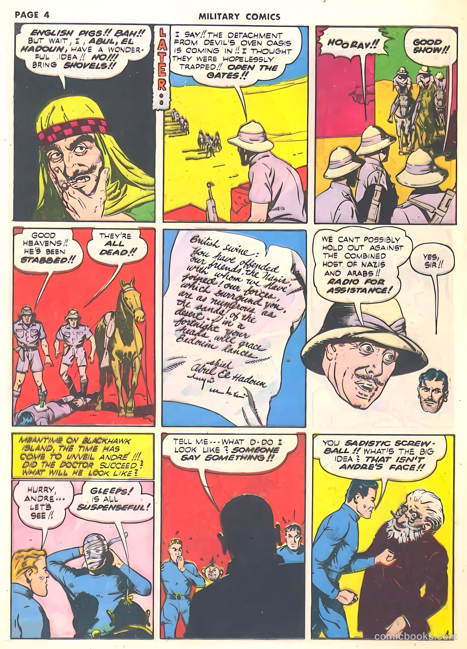 Military Comics #10 (1942) — page 6 of 68