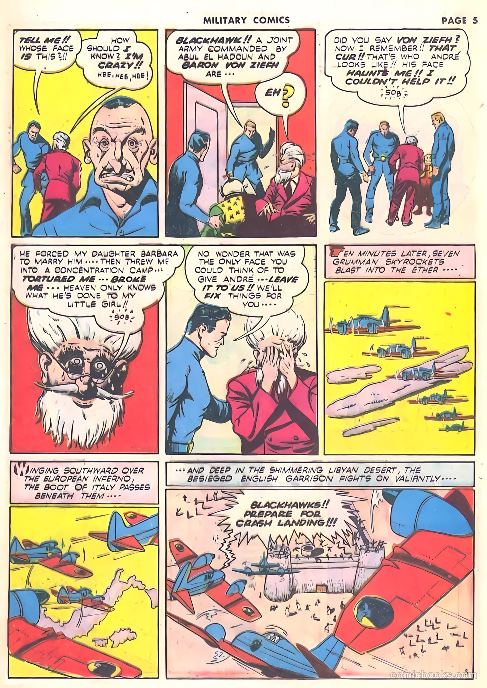Military Comics #10 (1942) — page 7 of 68