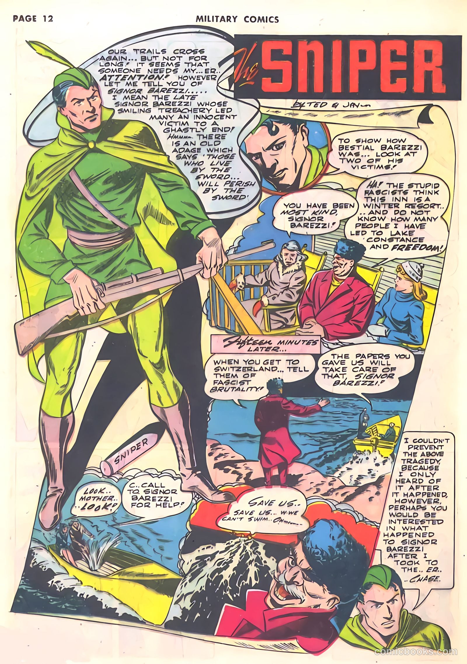 Military Comics #10 (1942) — page 14 of 68
