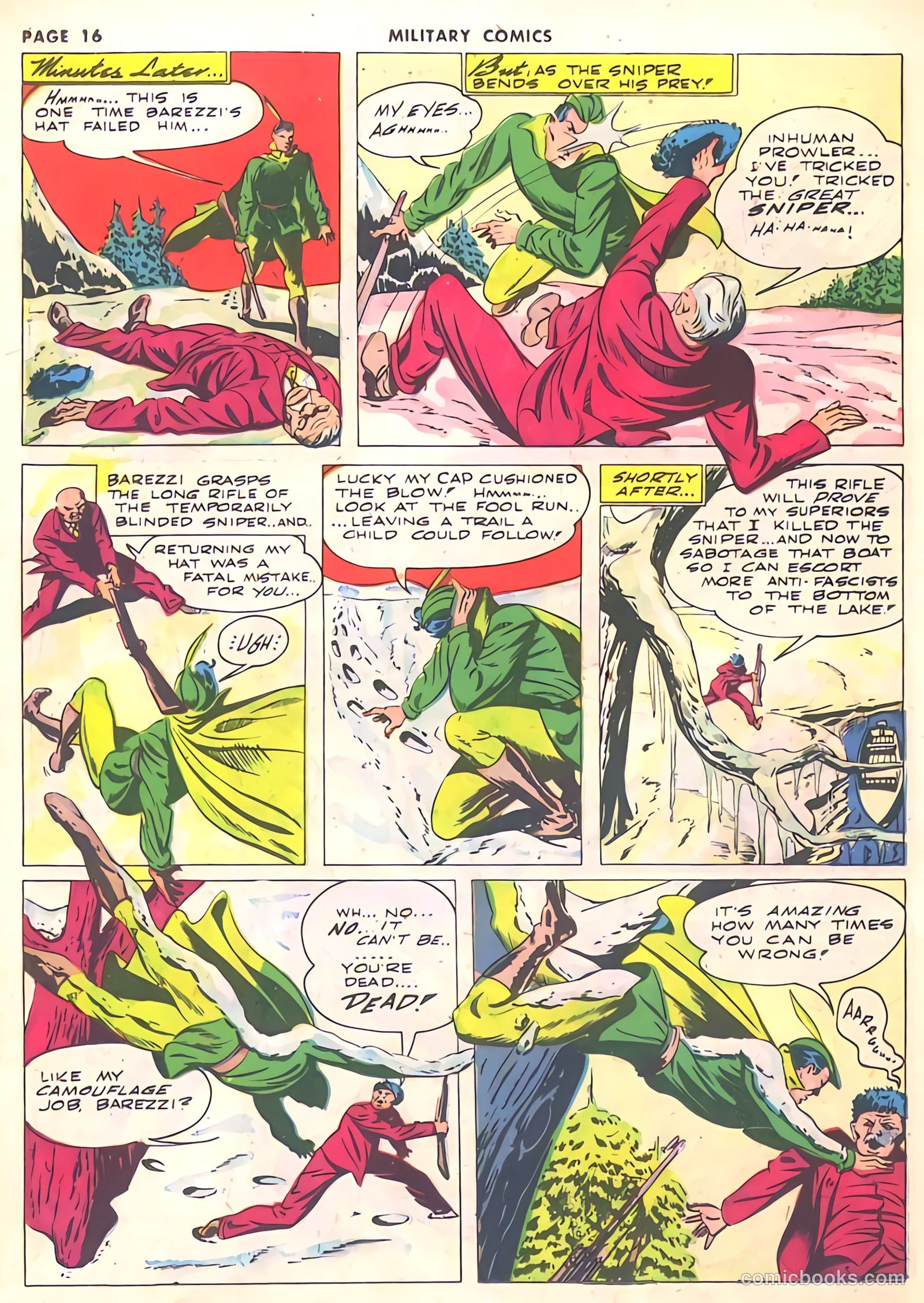 Military Comics #10 (1942) — page 18 of 68