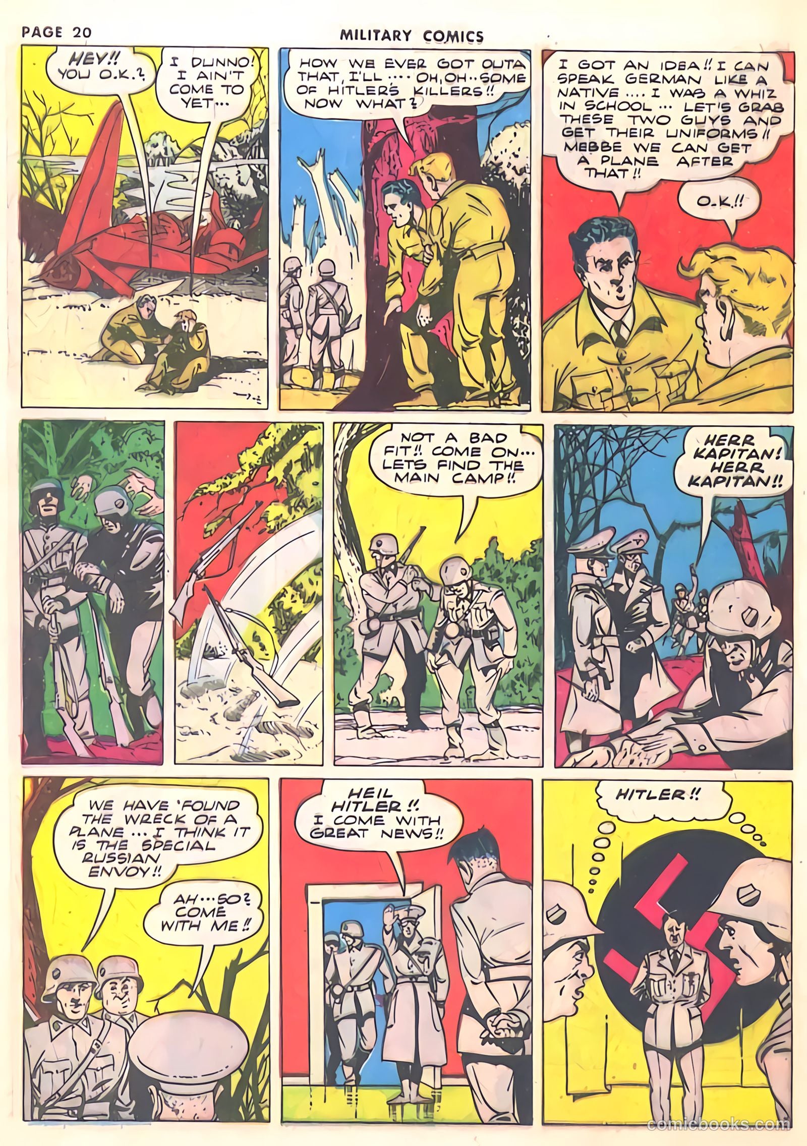 Military Comics #10 (1942) — page 22 of 68