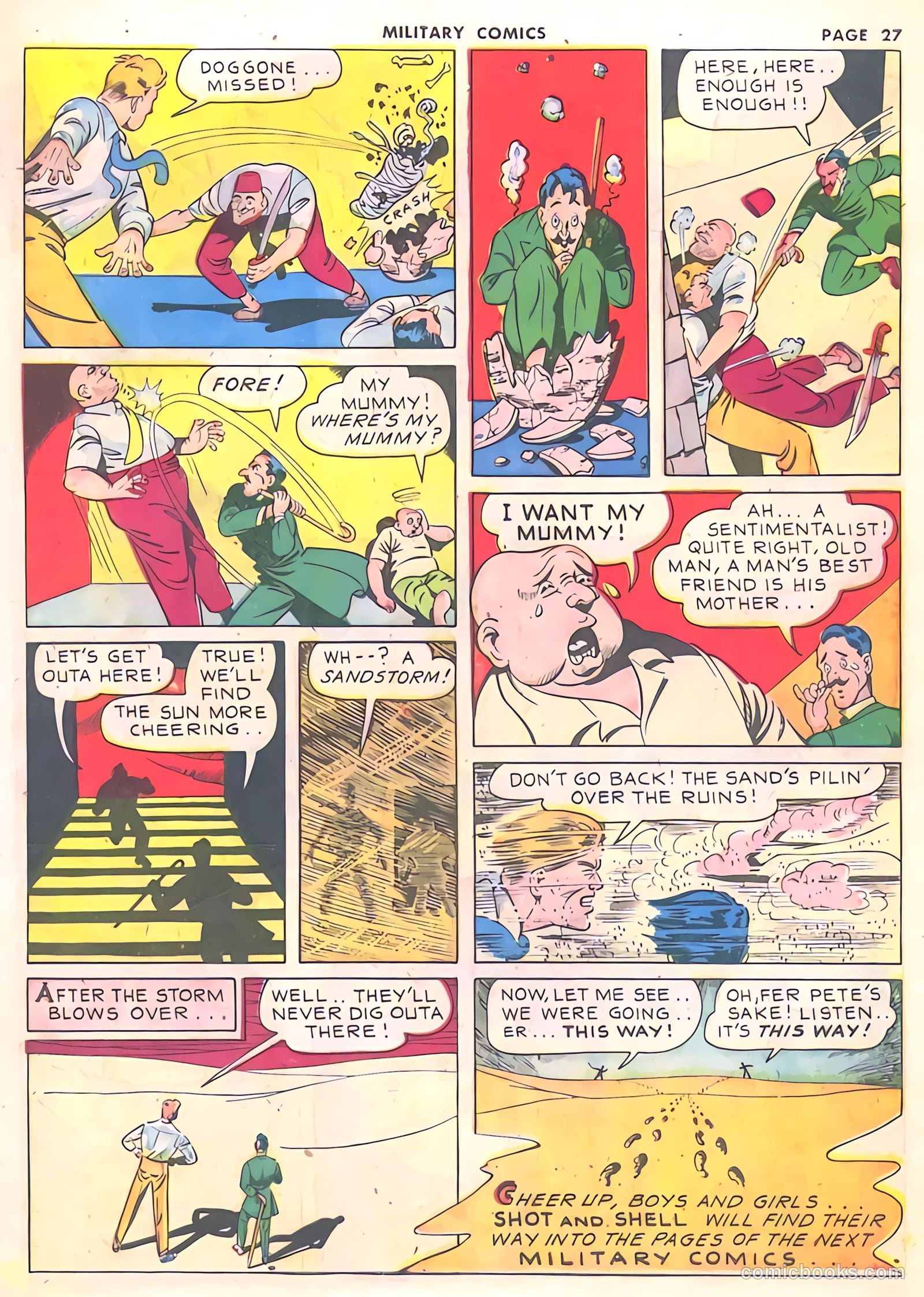 Military Comics #10 (1942) — page 29 of 68