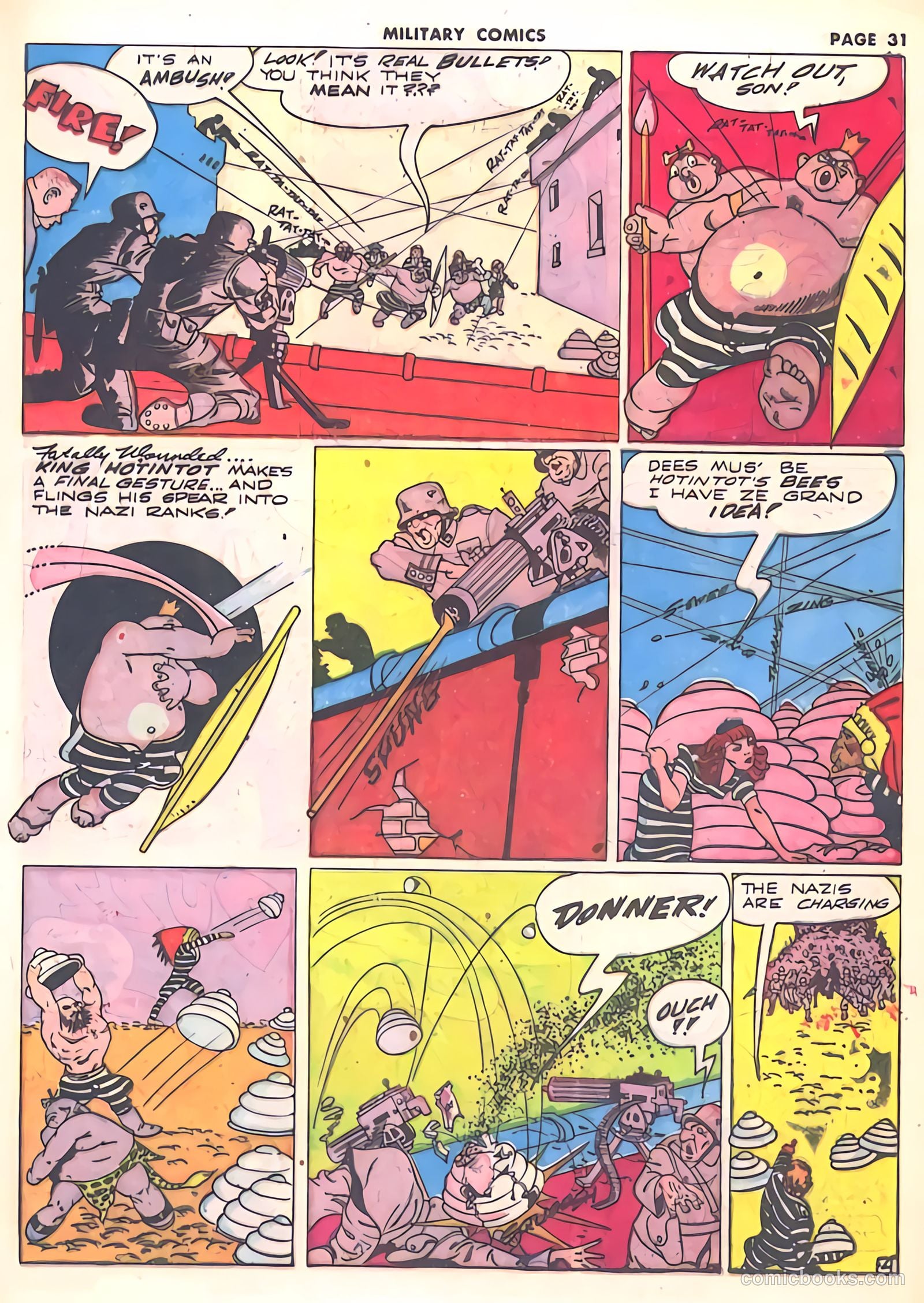 Military Comics #10 (1942) — page 33 of 68