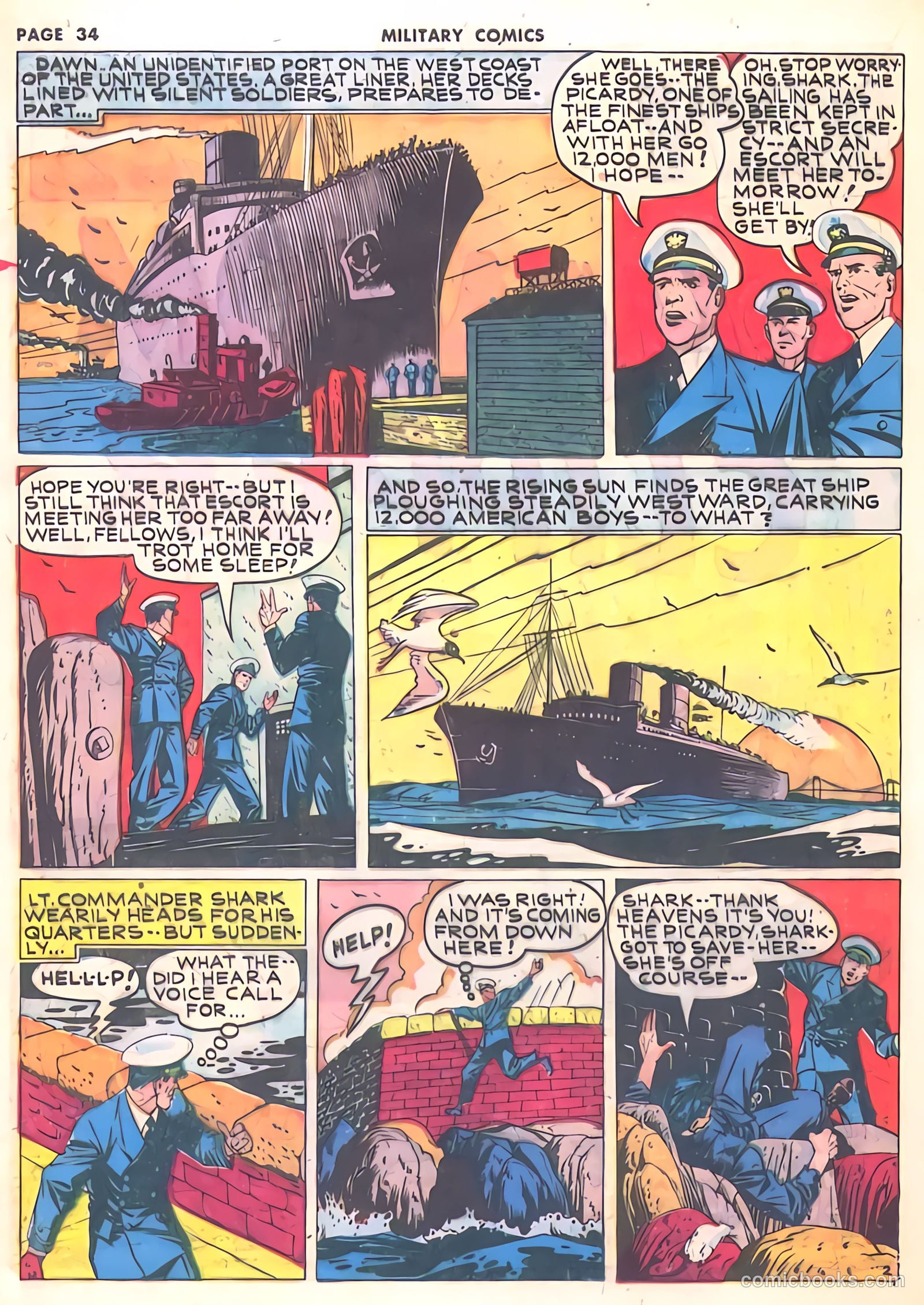 Military Comics #10 (1942) — page 36 of 68
