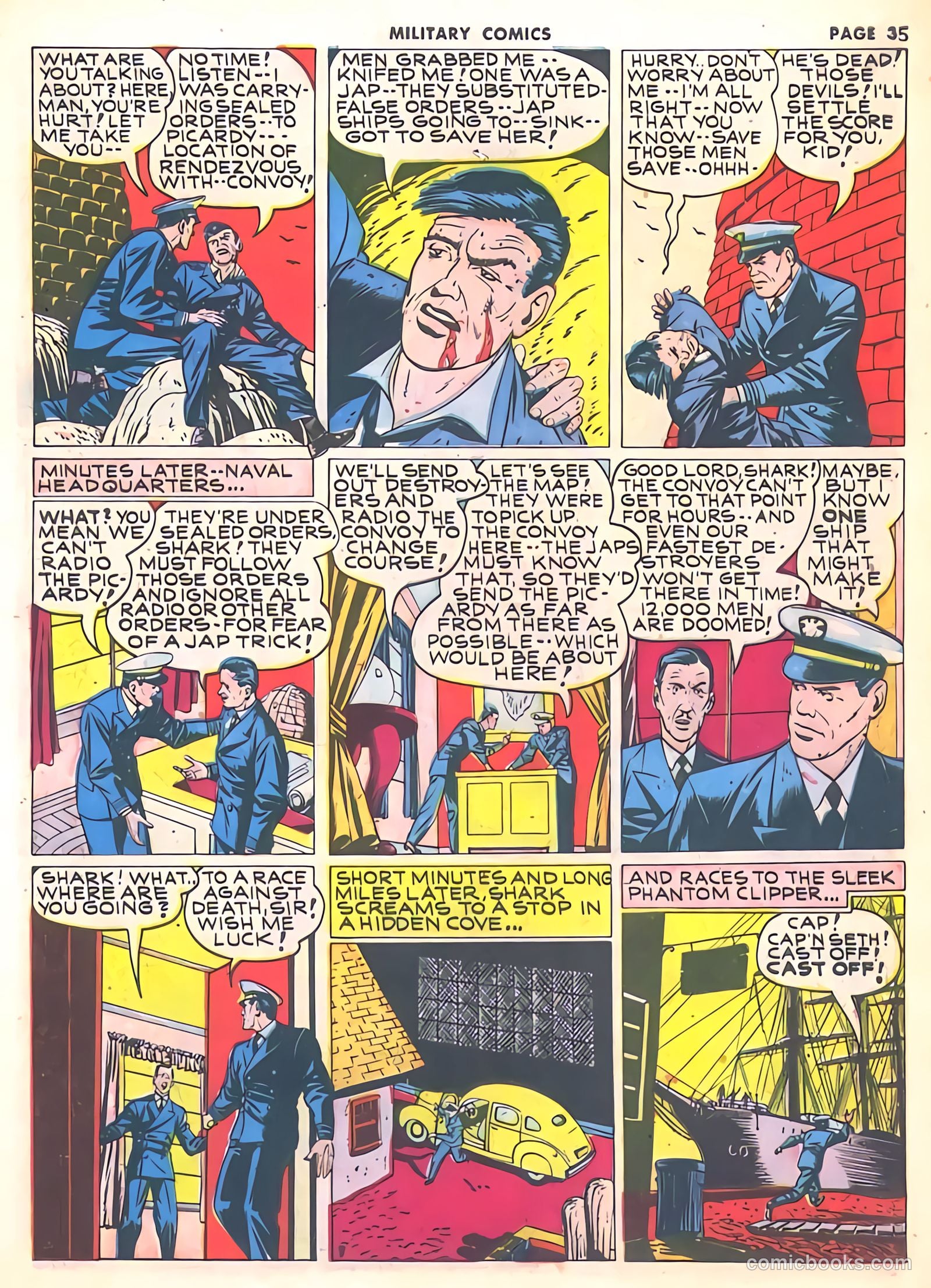 Military Comics #10 (1942) — page 37 of 68