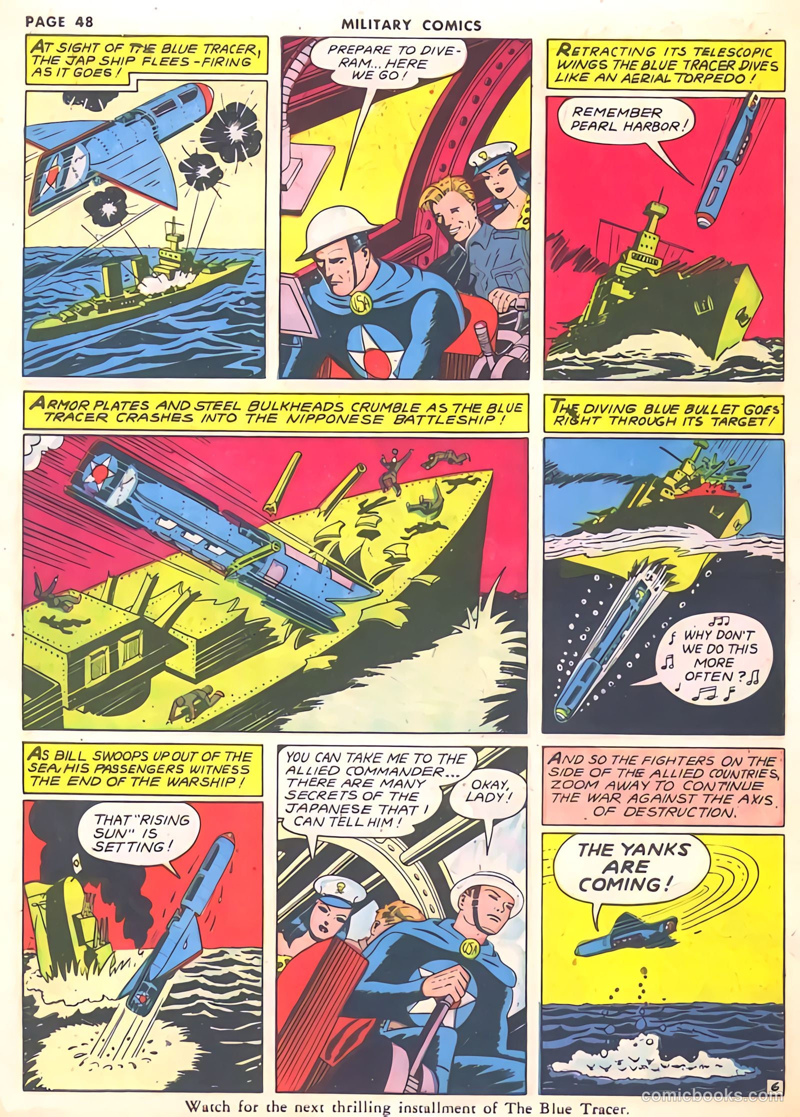 Military Comics #10 (1942) — page 50 of 68