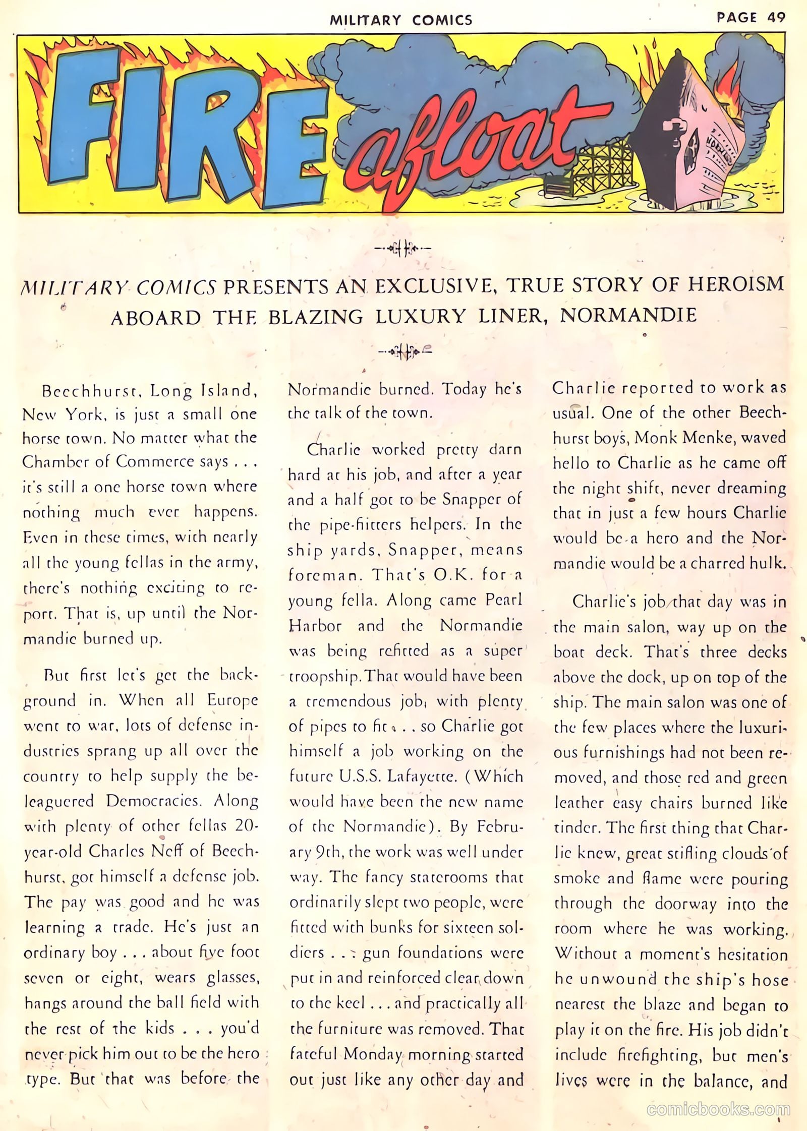 Military Comics #10 (1942) — page 51 of 68