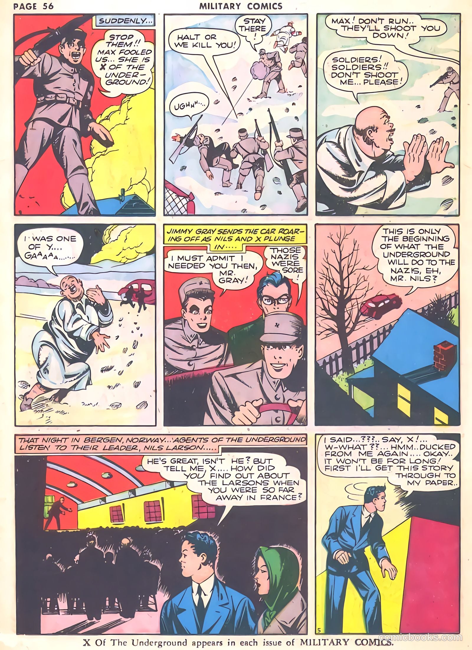 Military Comics #10 (1942) — page 58 of 68