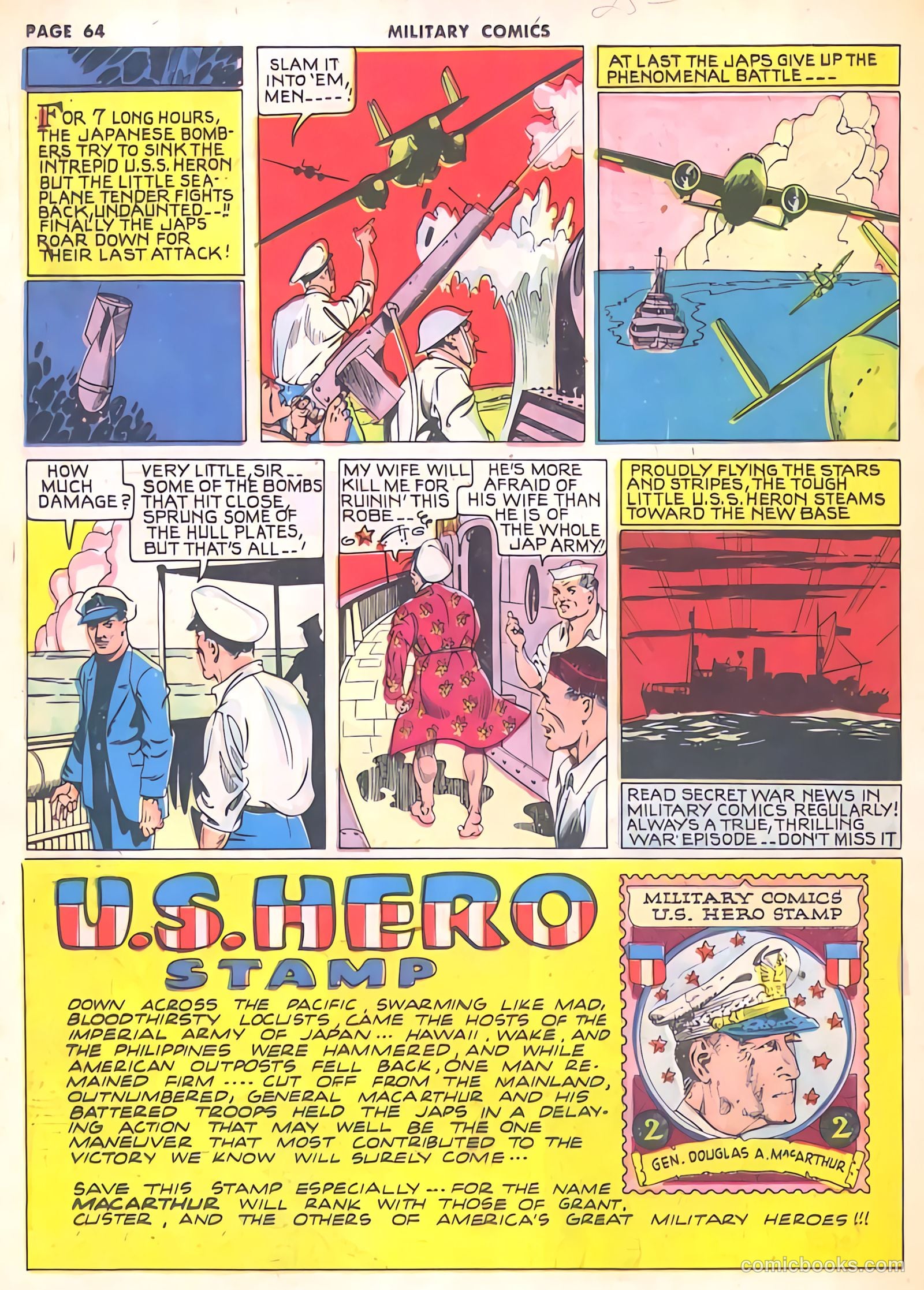 Military Comics #10 (1942) — page 66 of 68