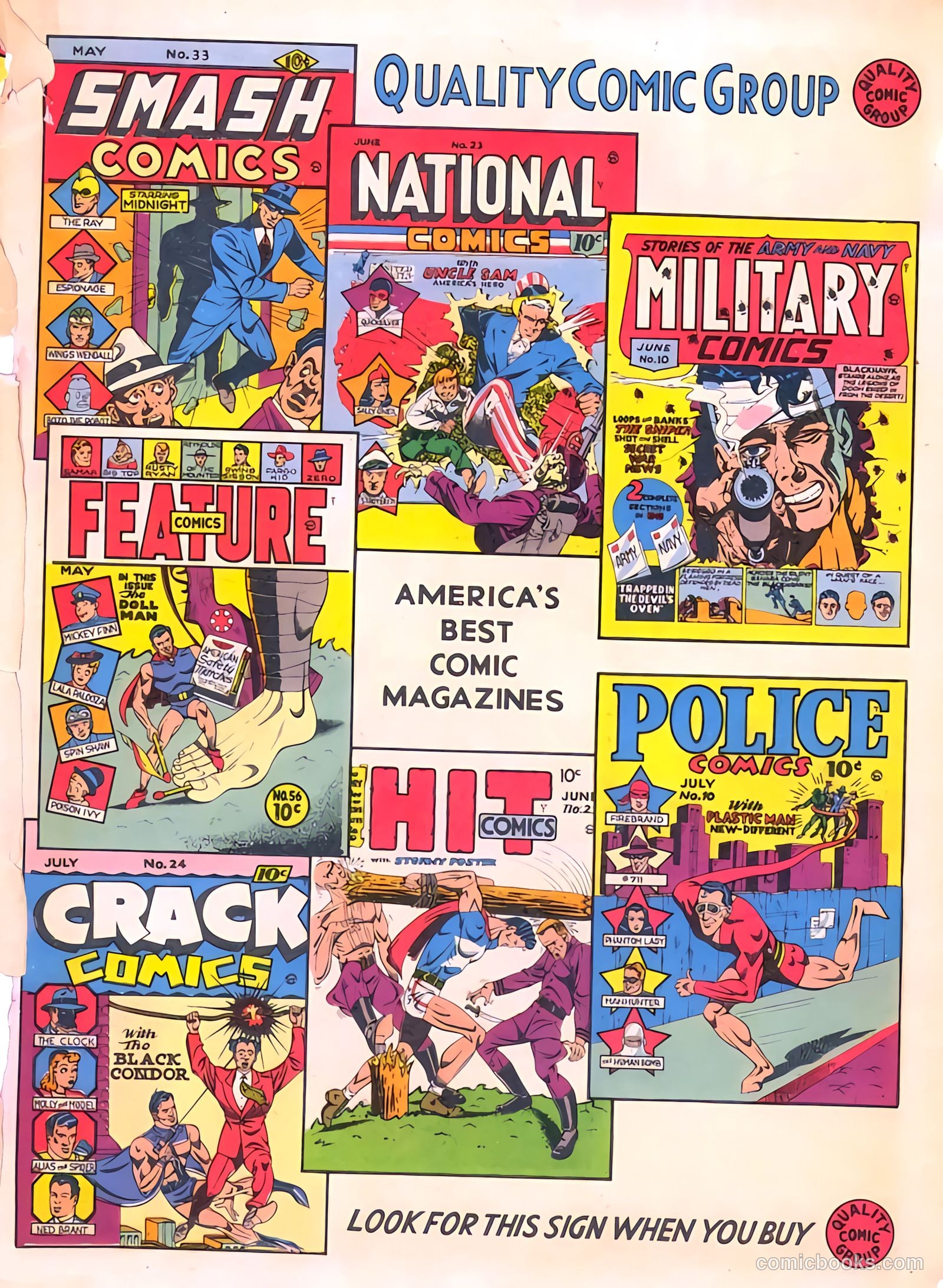 Military Comics #10 (1942) — page 67 of 68