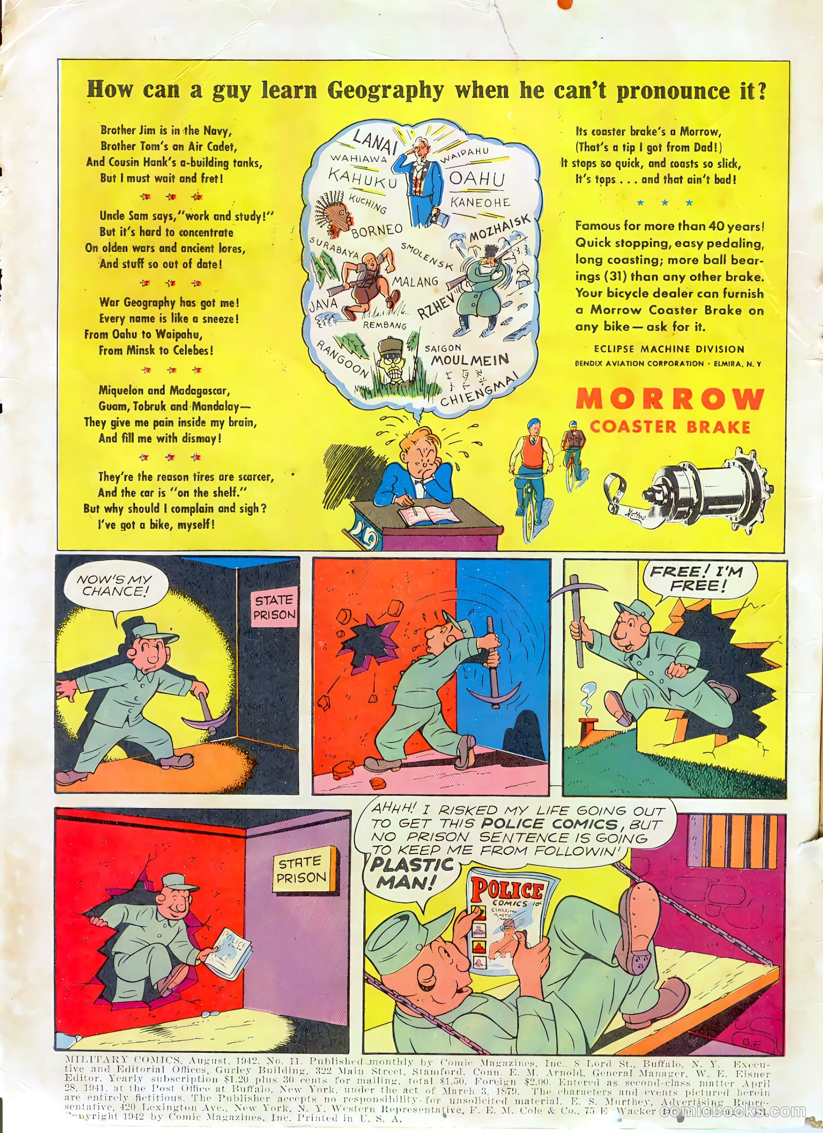 Military Comics #11 (1942) — page 2 of 68