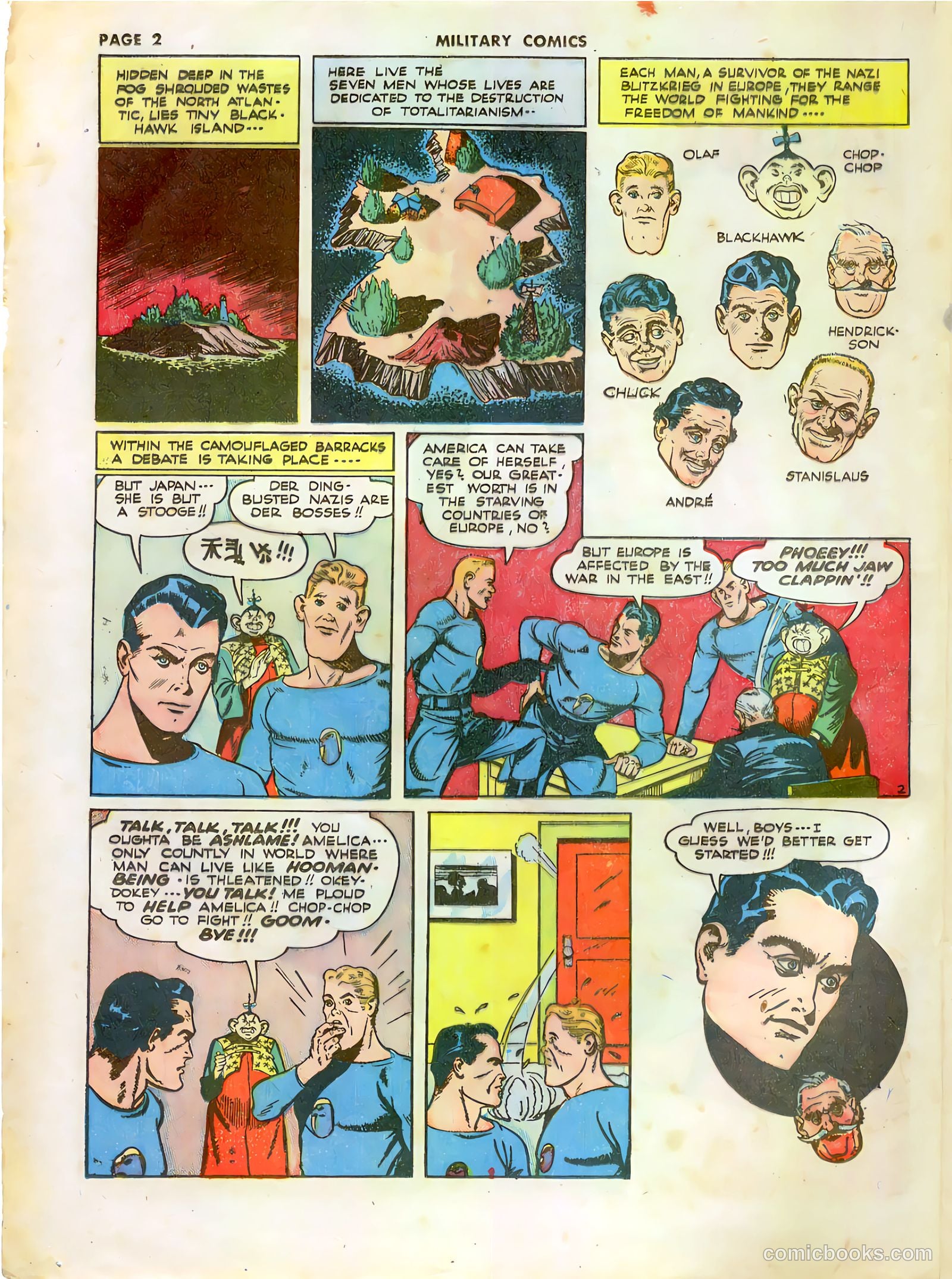 Military Comics #11 (1942) — page 4 of 68
