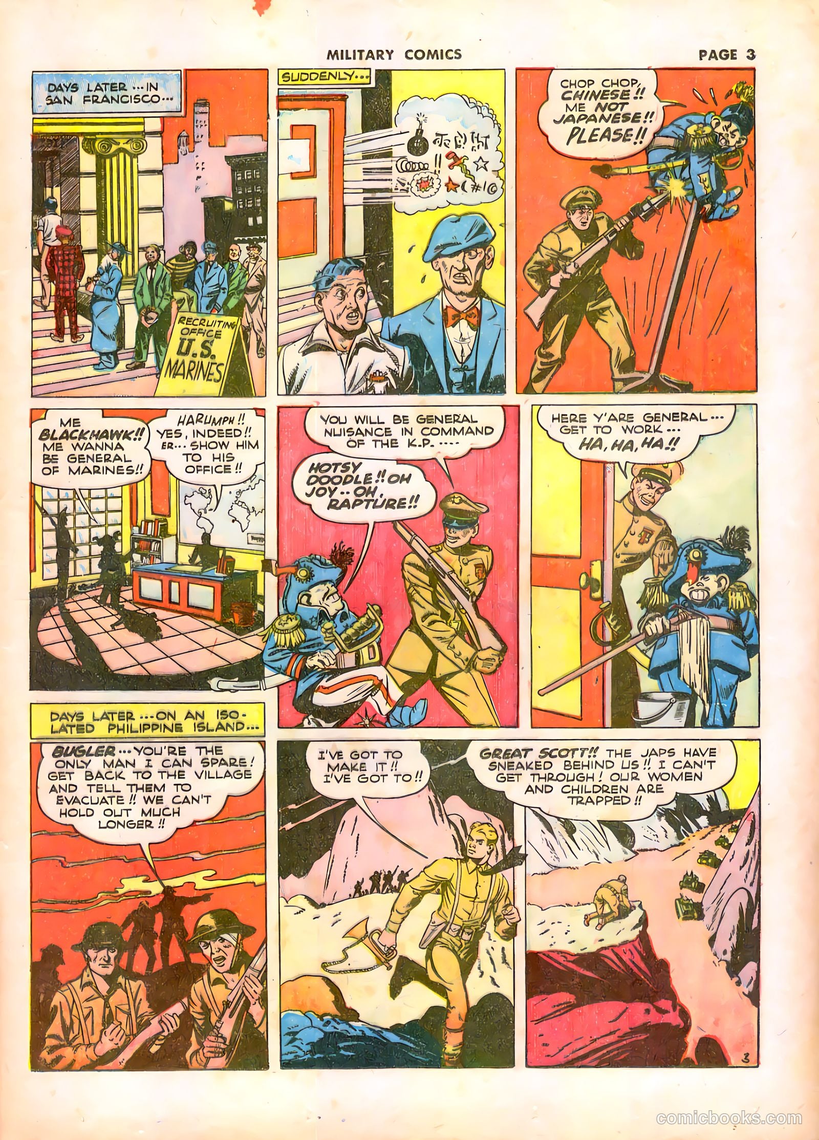 Military Comics #11 (1942) — page 5 of 68