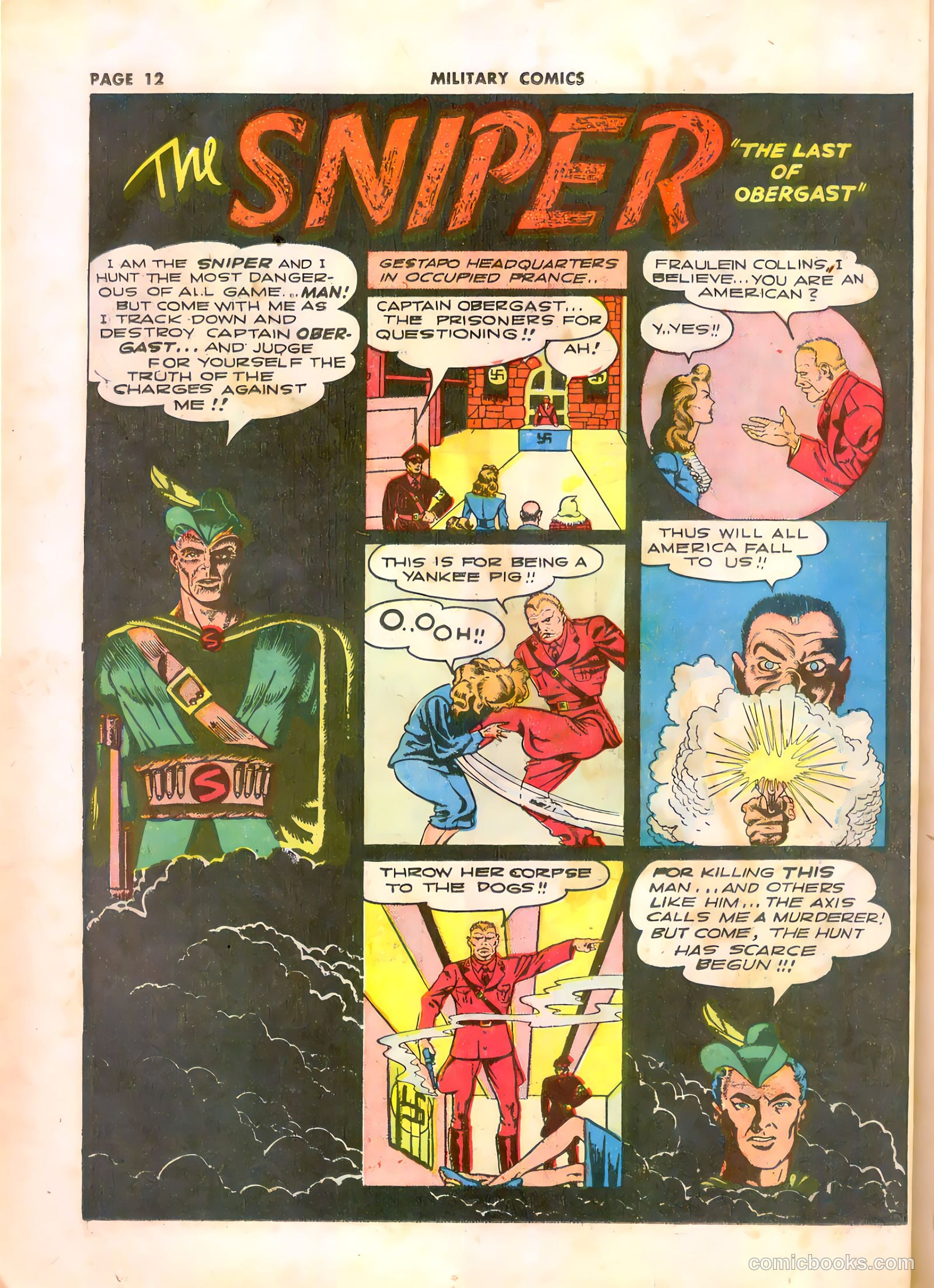 Military Comics #11 (1942) — page 14 of 68