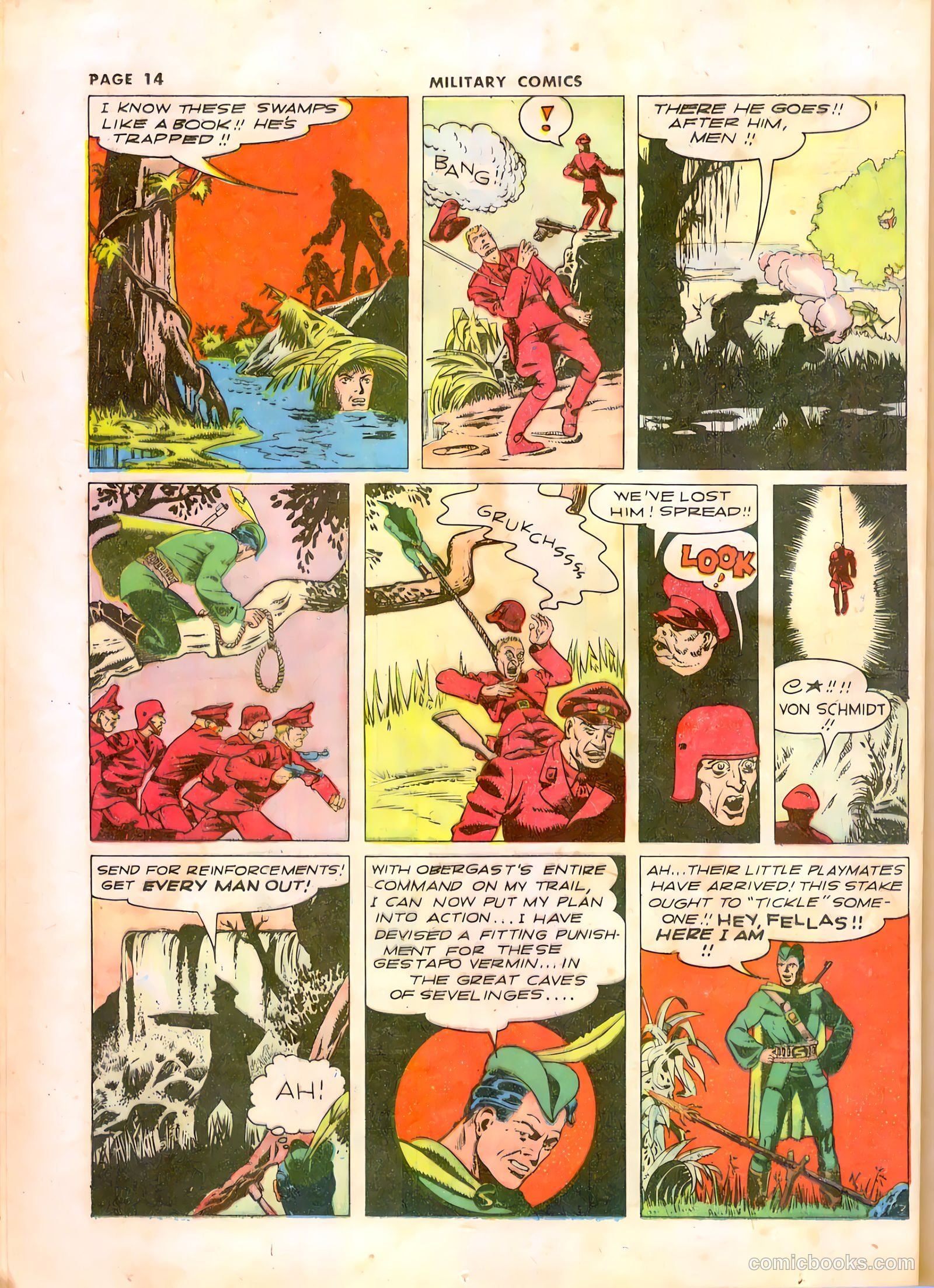 Military Comics #11 (1942) — page 16 of 68