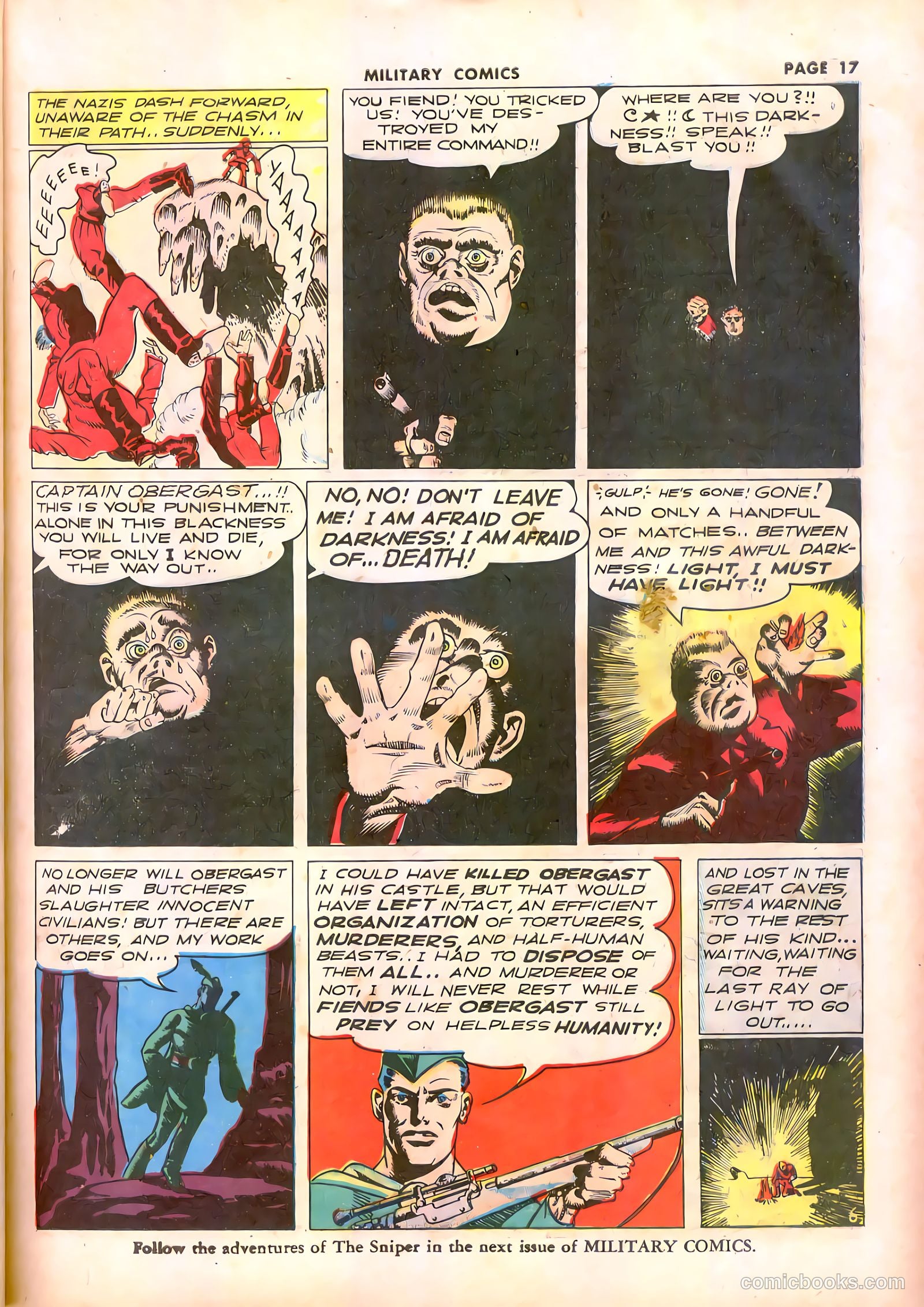 Military Comics #11 (1942) — page 19 of 68