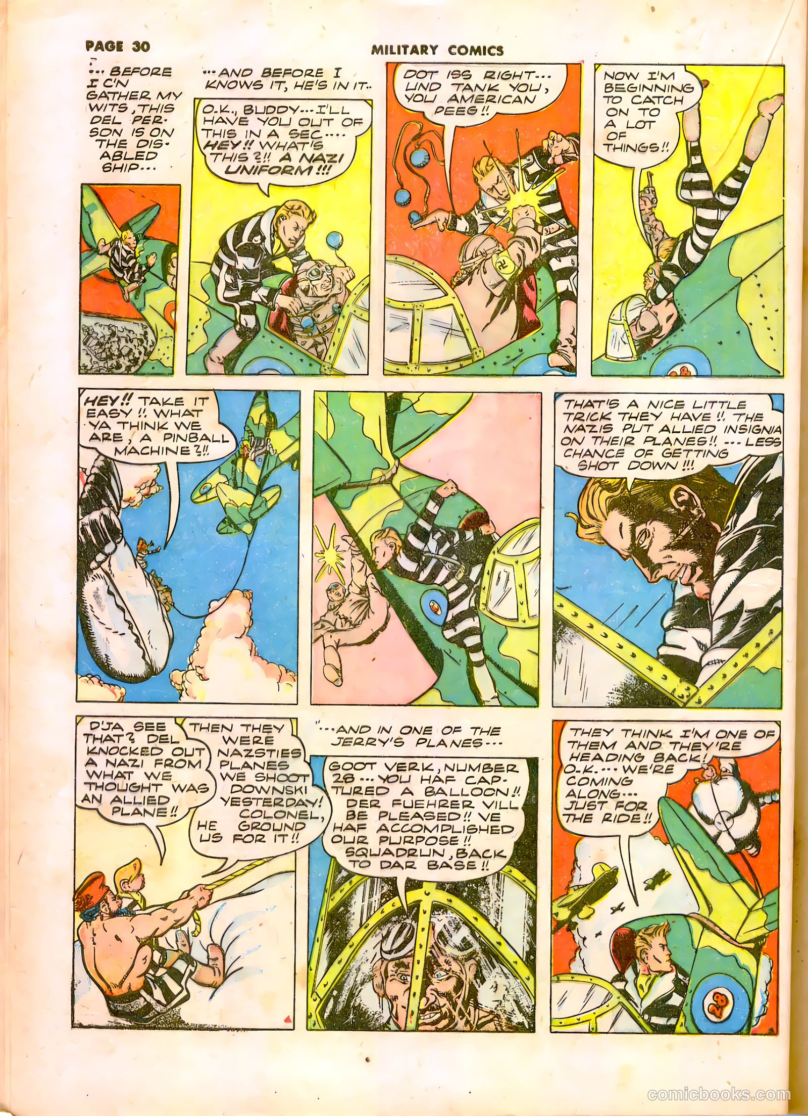 Military Comics #11 (1942) — page 32 of 68