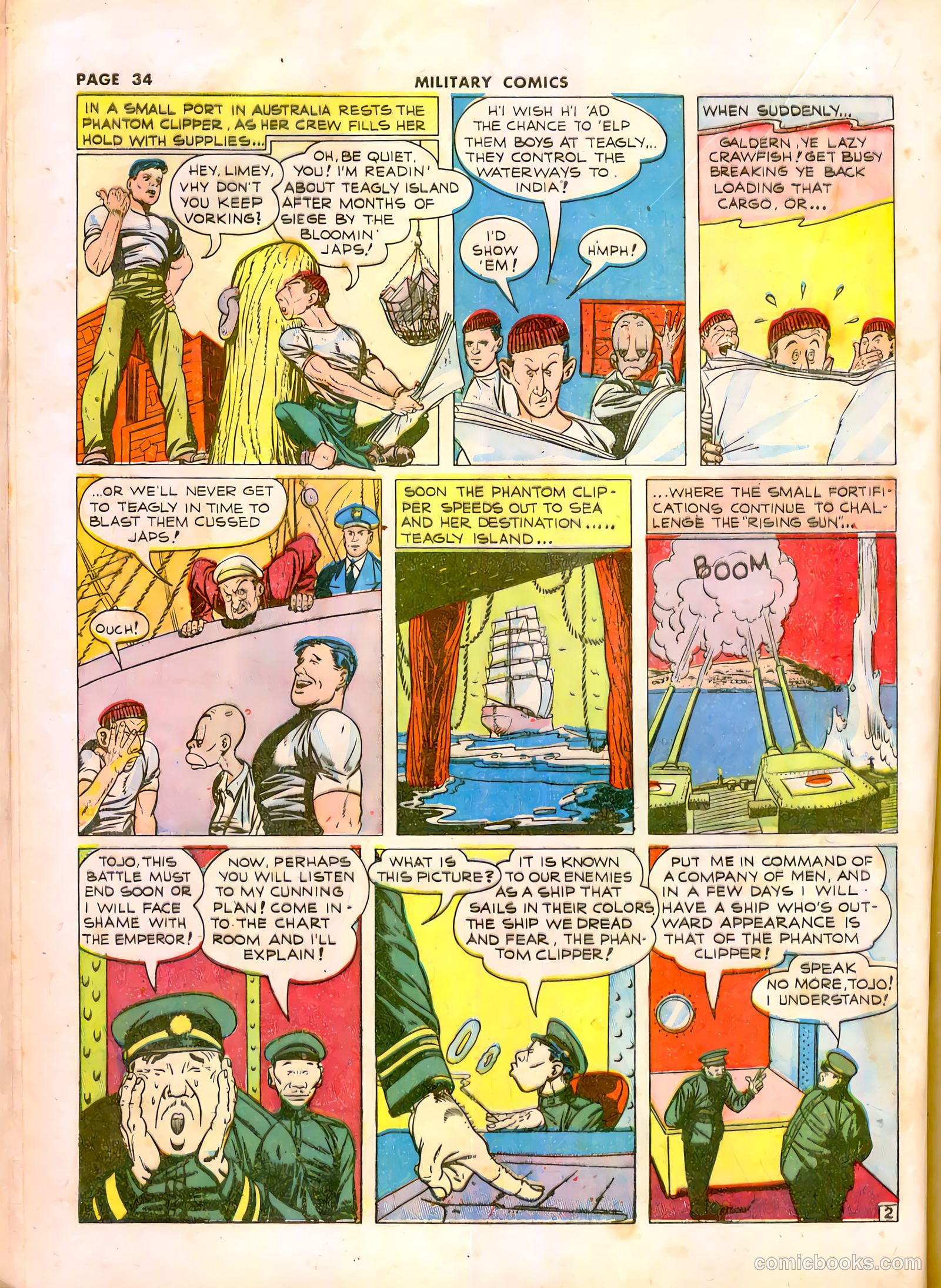 Military Comics #11 (1942) — page 36 of 68