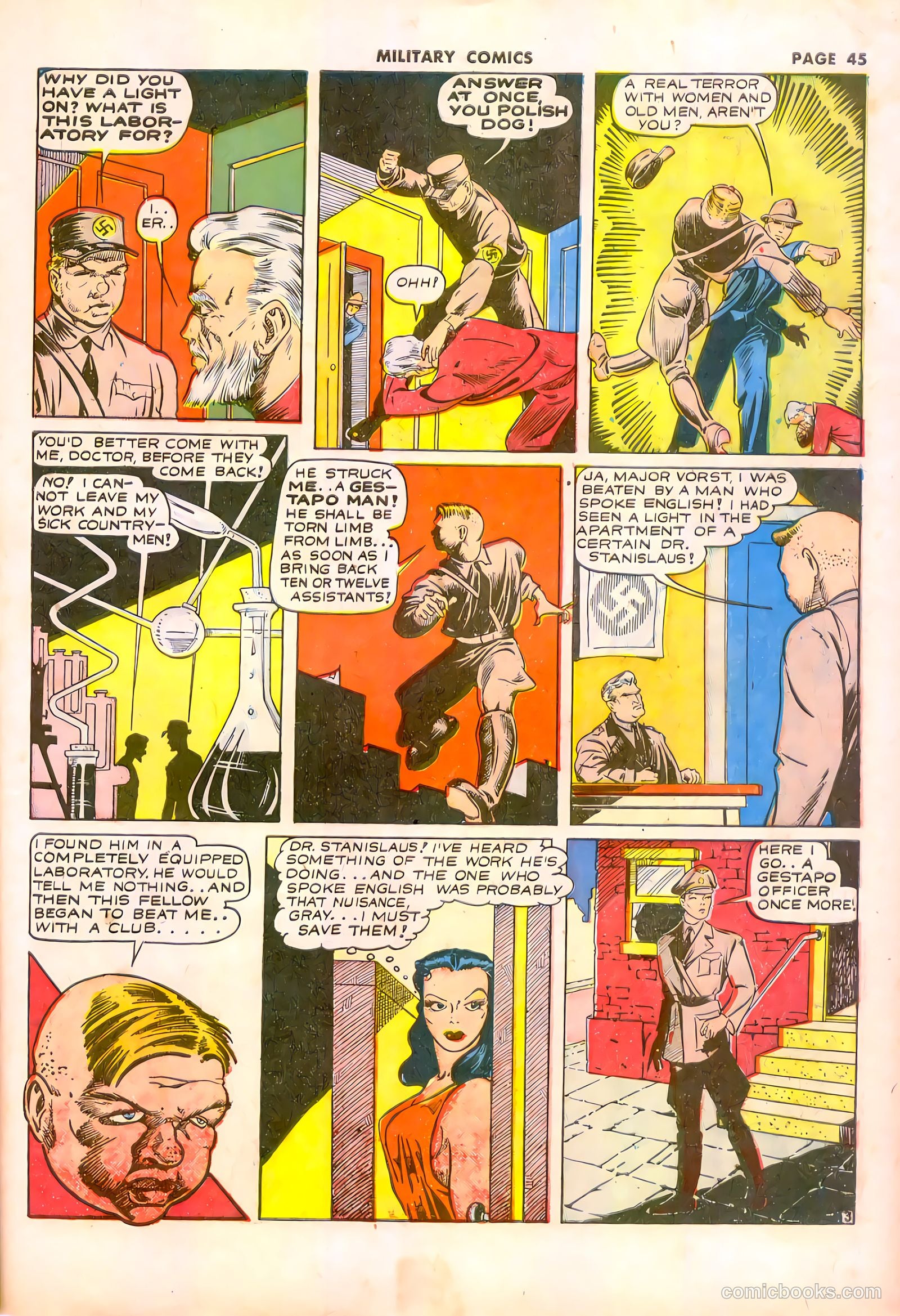 Military Comics #11 (1942) — page 47 of 68
