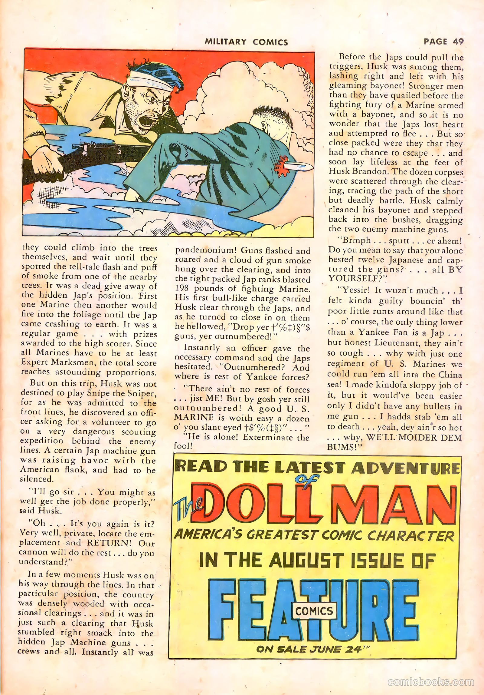 Military Comics #11 (1942) — page 51 of 68