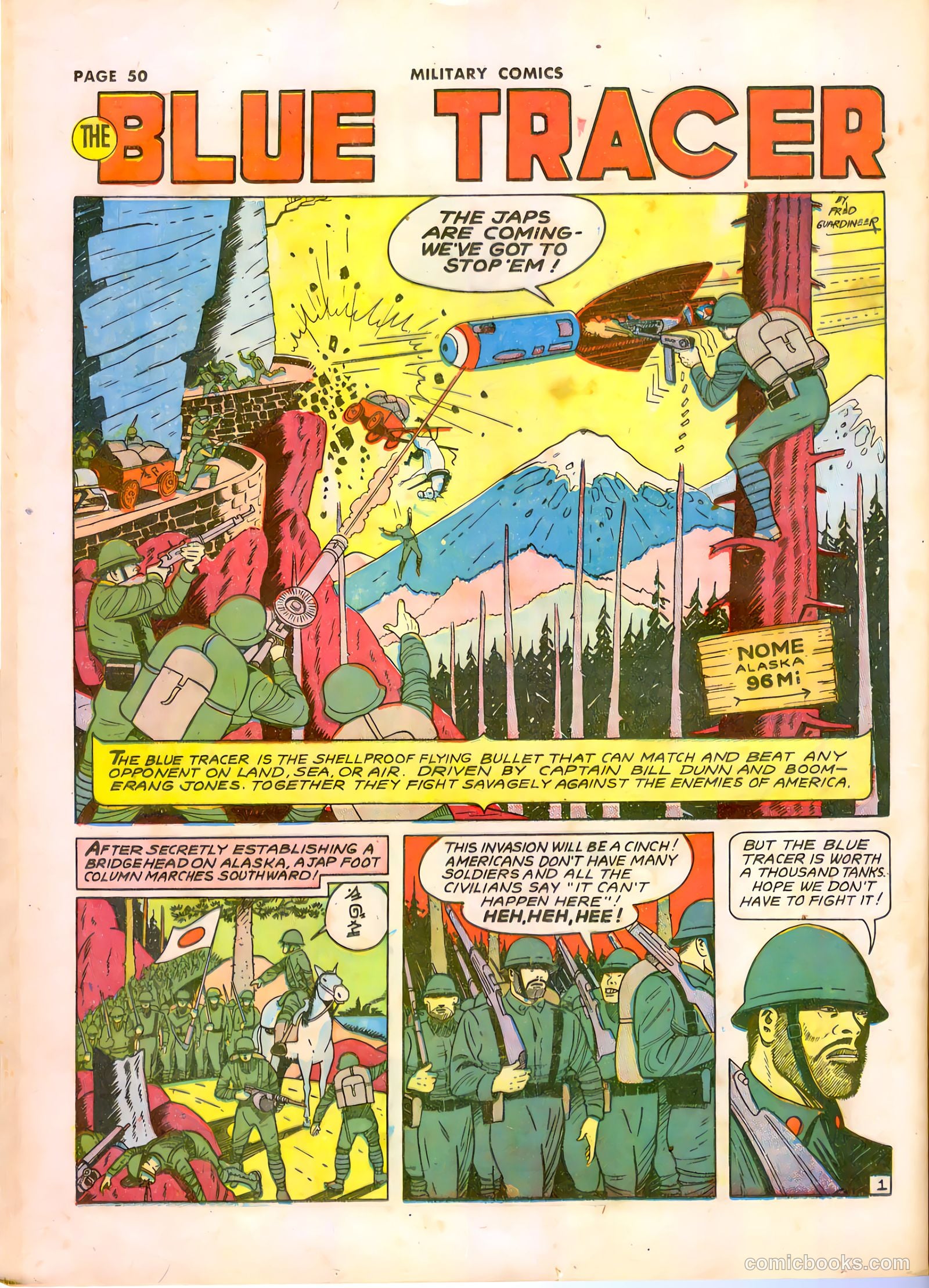 Military Comics #11 (1942) — page 52 of 68