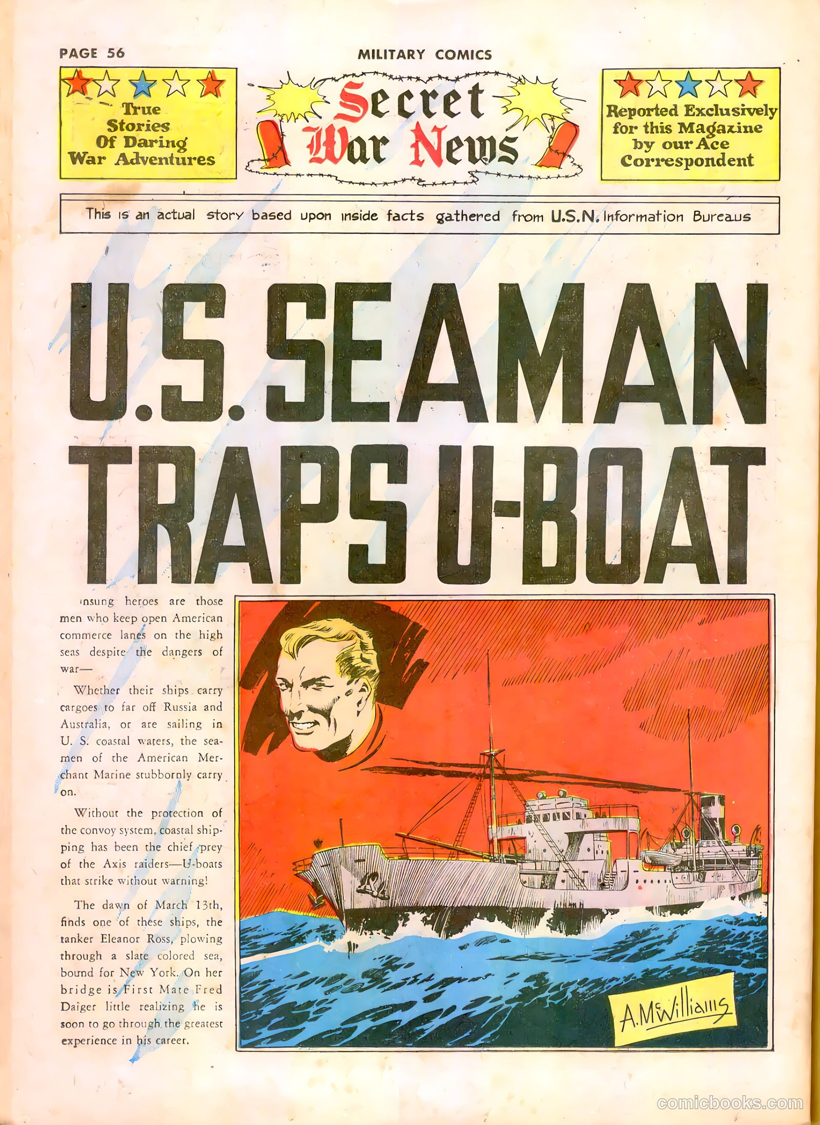 Military Comics #11 (1942) — page 58 of 68