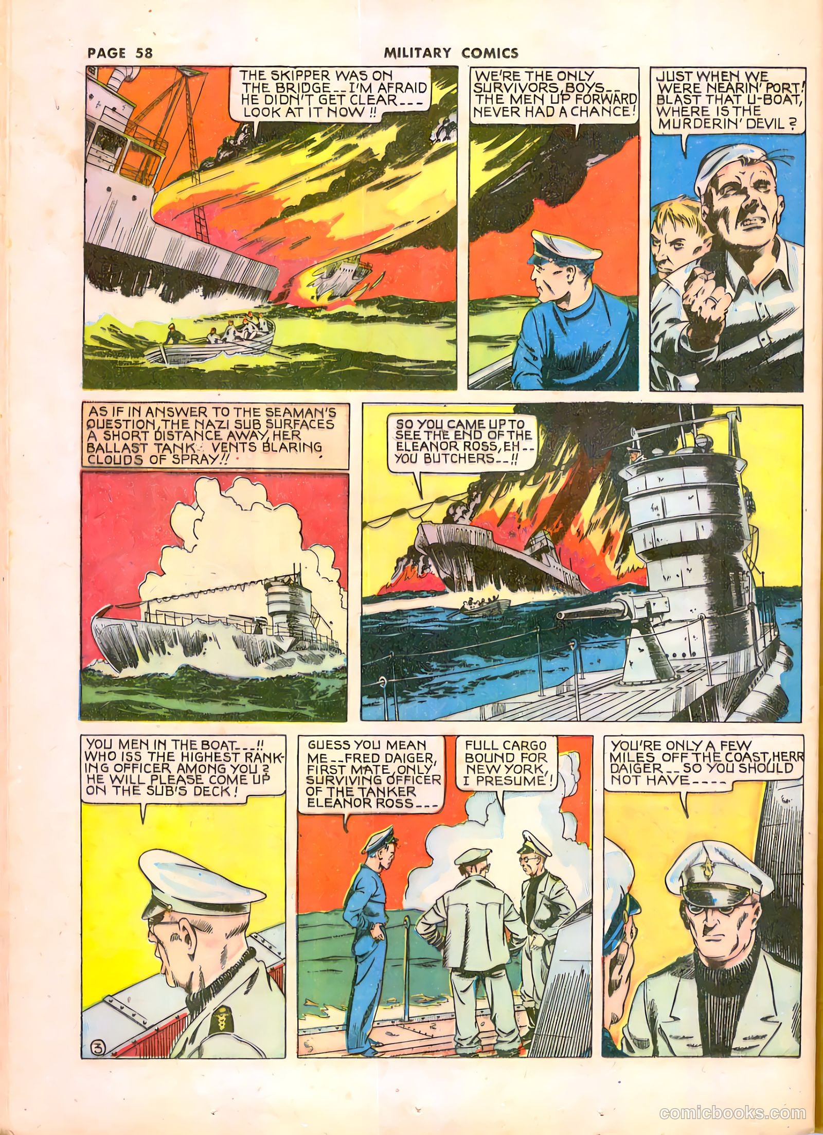 Military Comics #11 (1942) — page 60 of 68