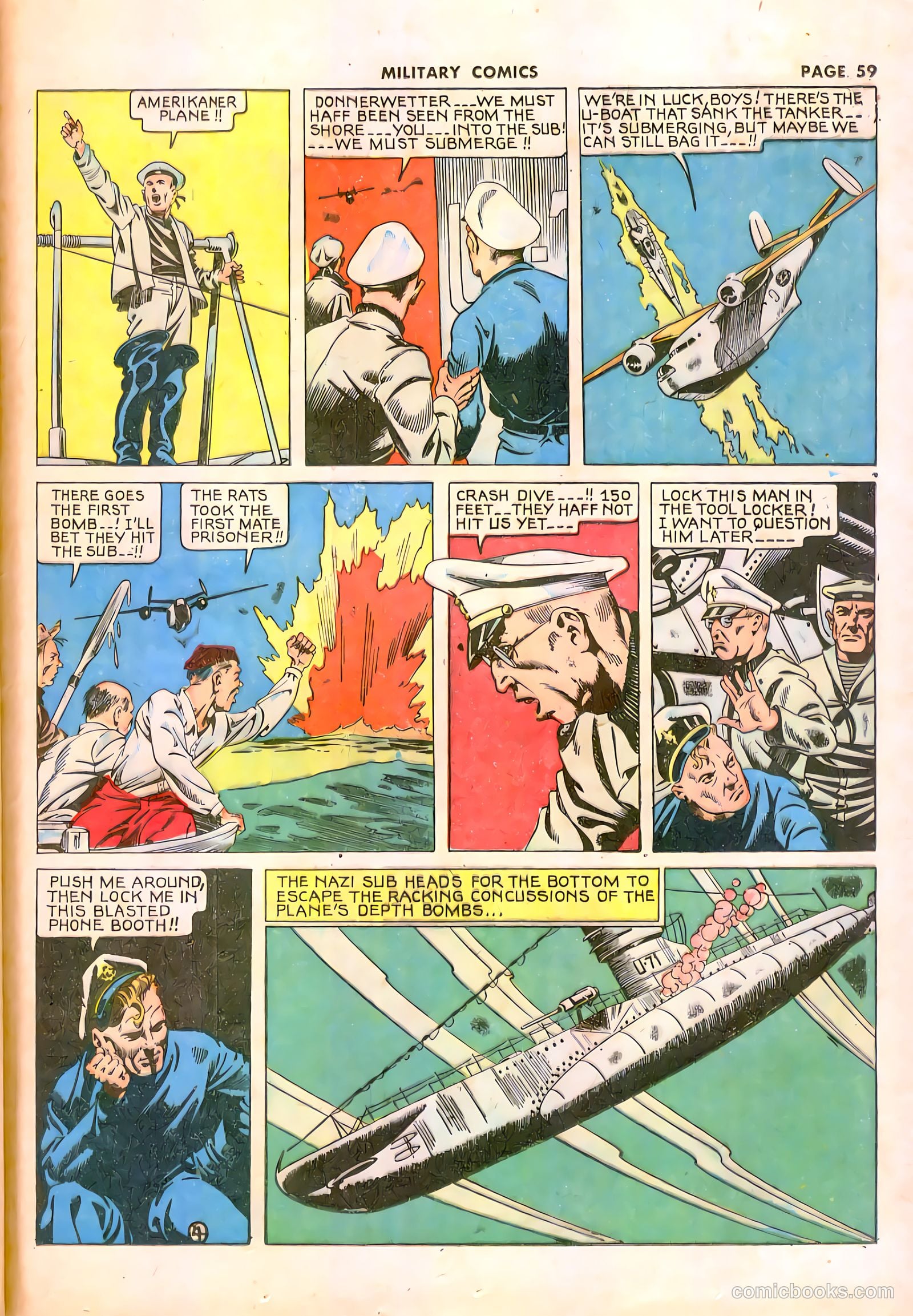 Military Comics #11 (1942) — page 61 of 68