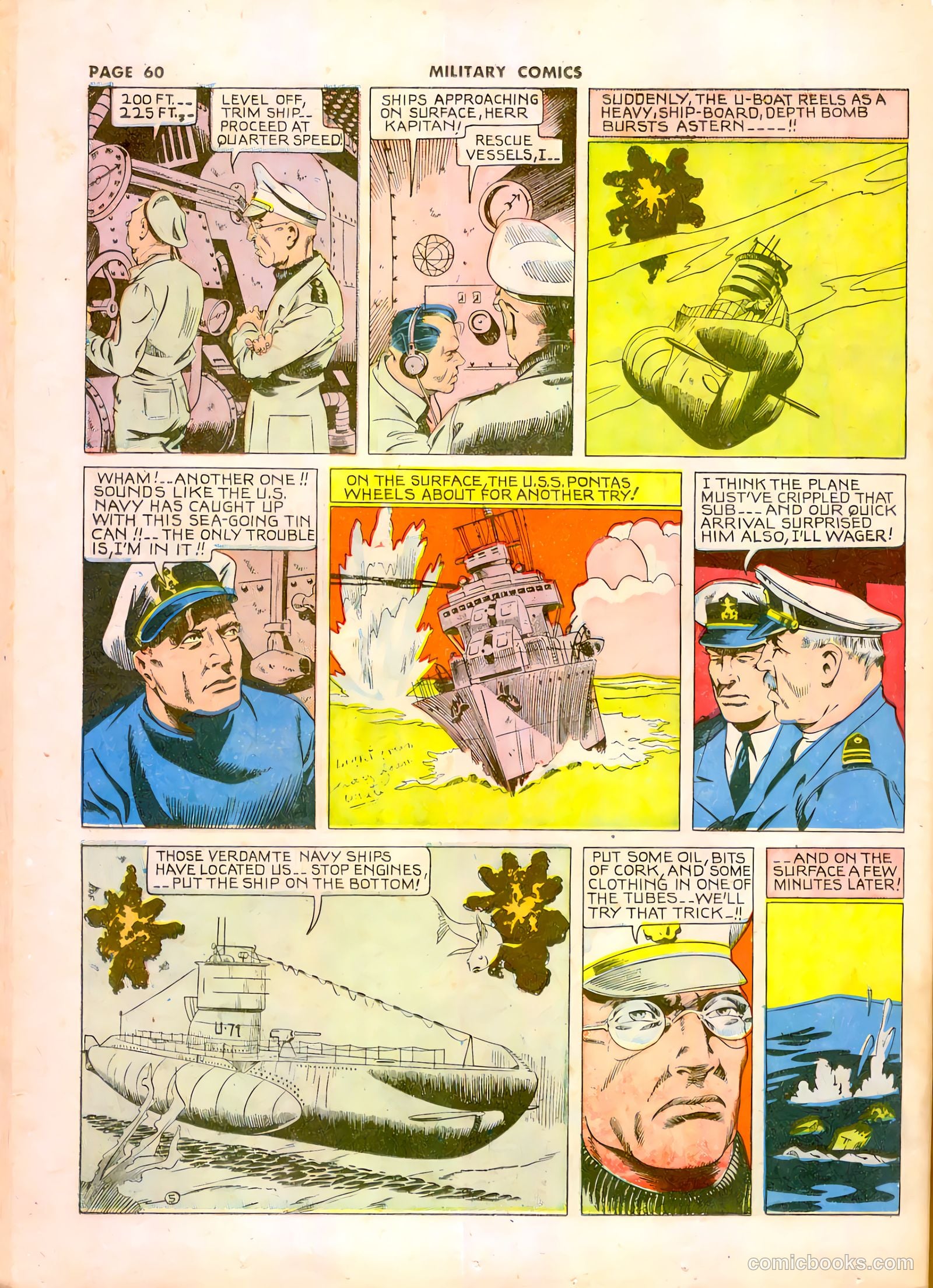 Military Comics #11 (1942) — page 62 of 68