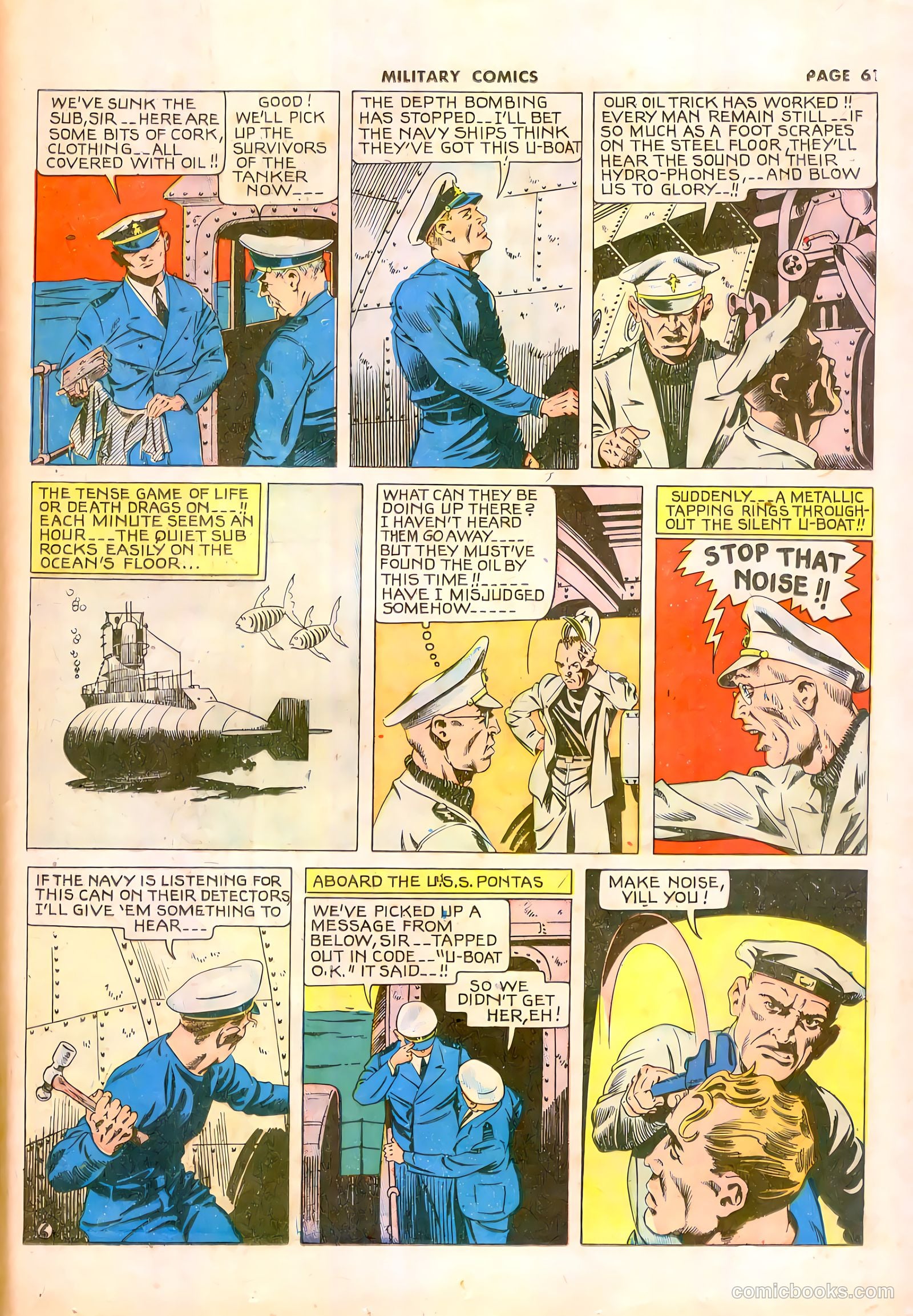 Military Comics #11 (1942) — page 63 of 68