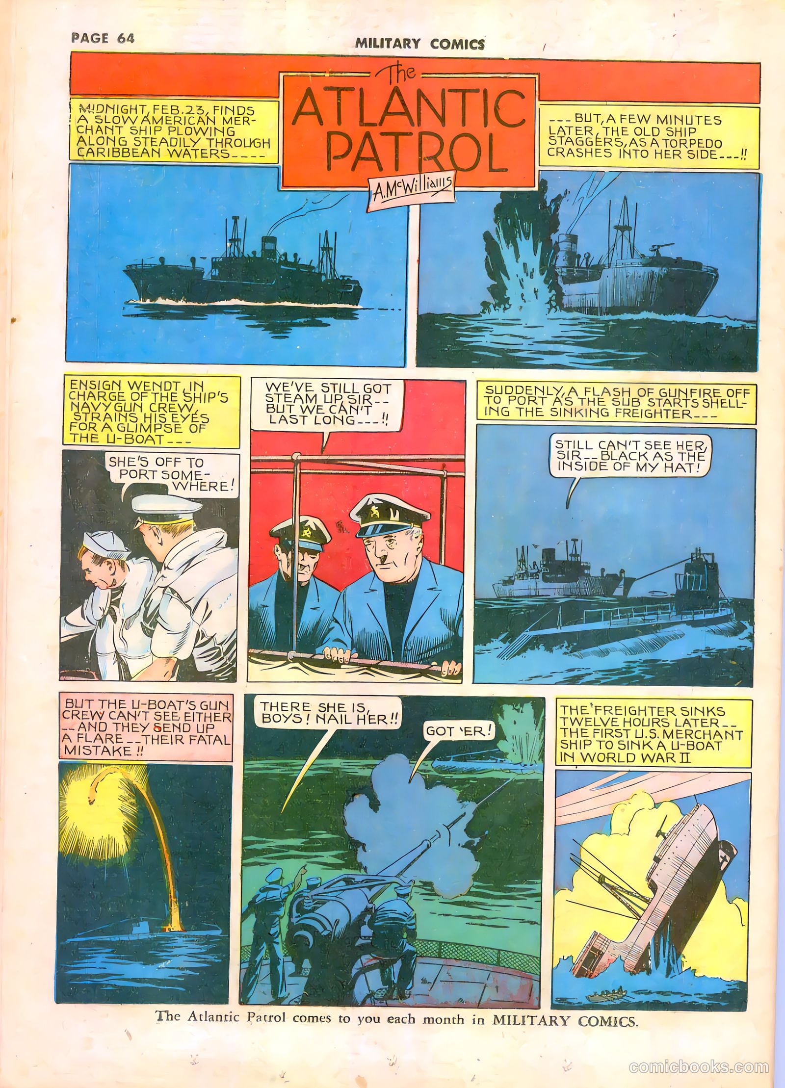 Military Comics #11 (1942) — page 66 of 68