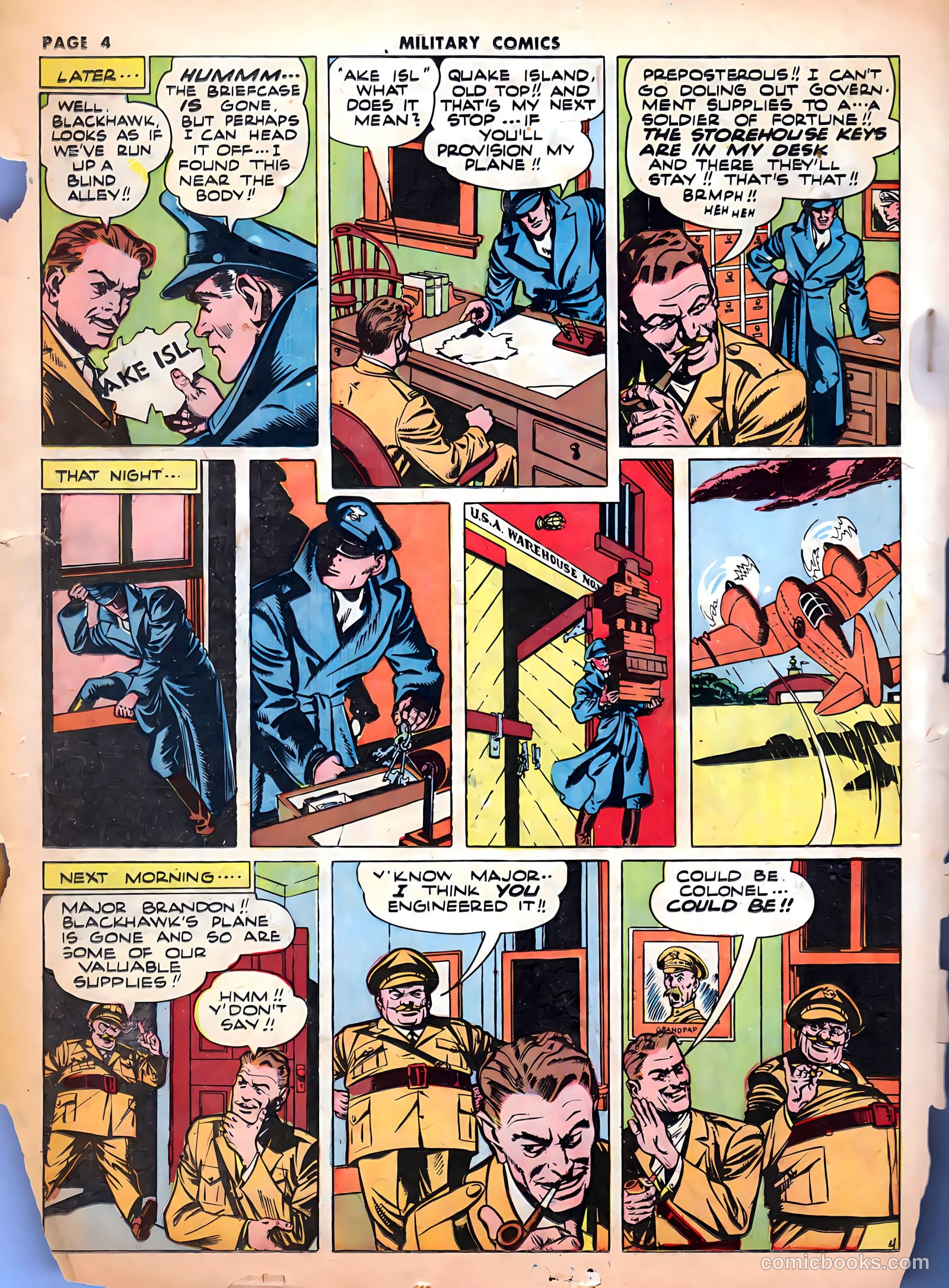 Military Comics #12 (1942) — page 6 of 68