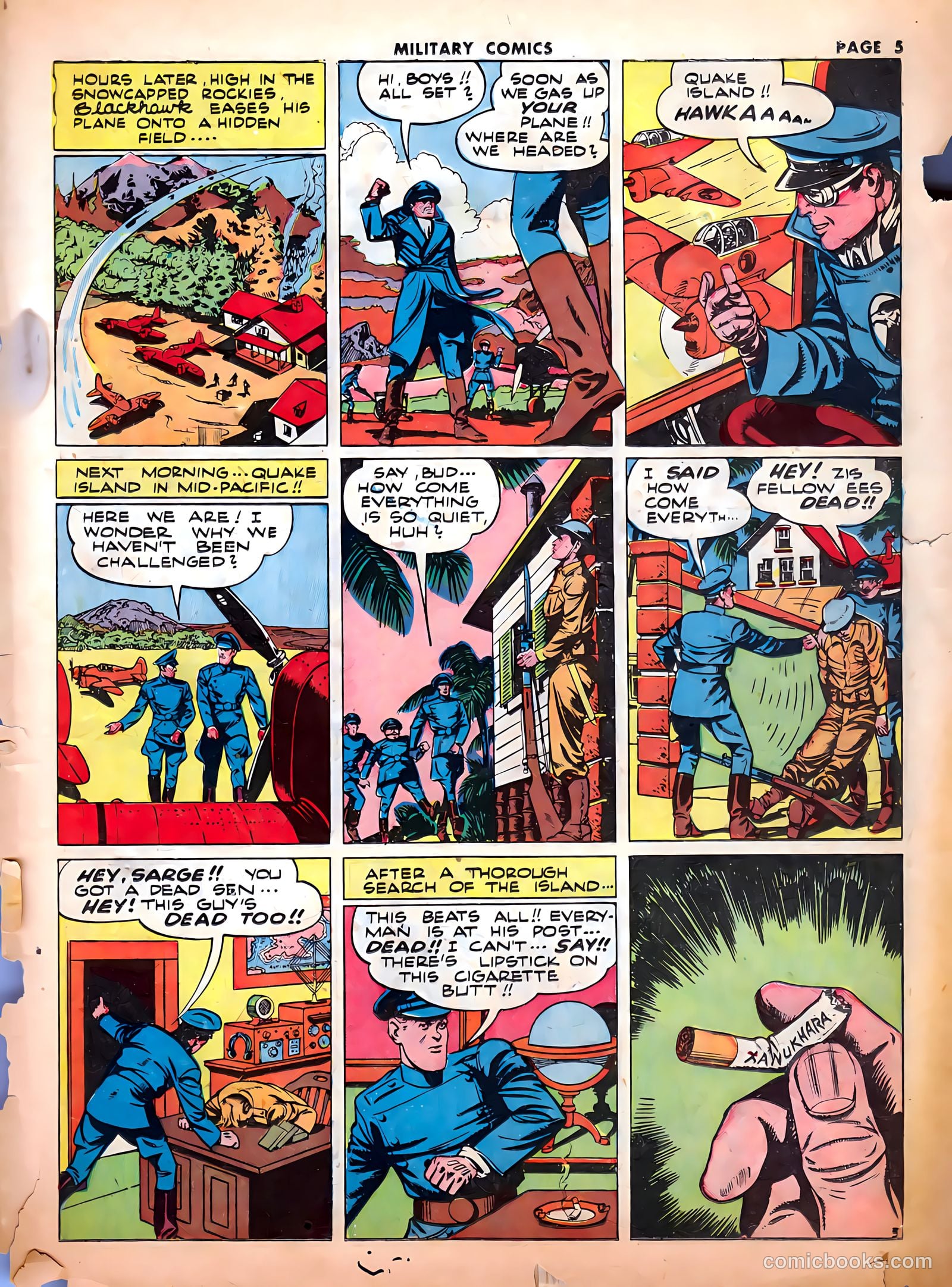 Military Comics #12 (1942) — page 7 of 68