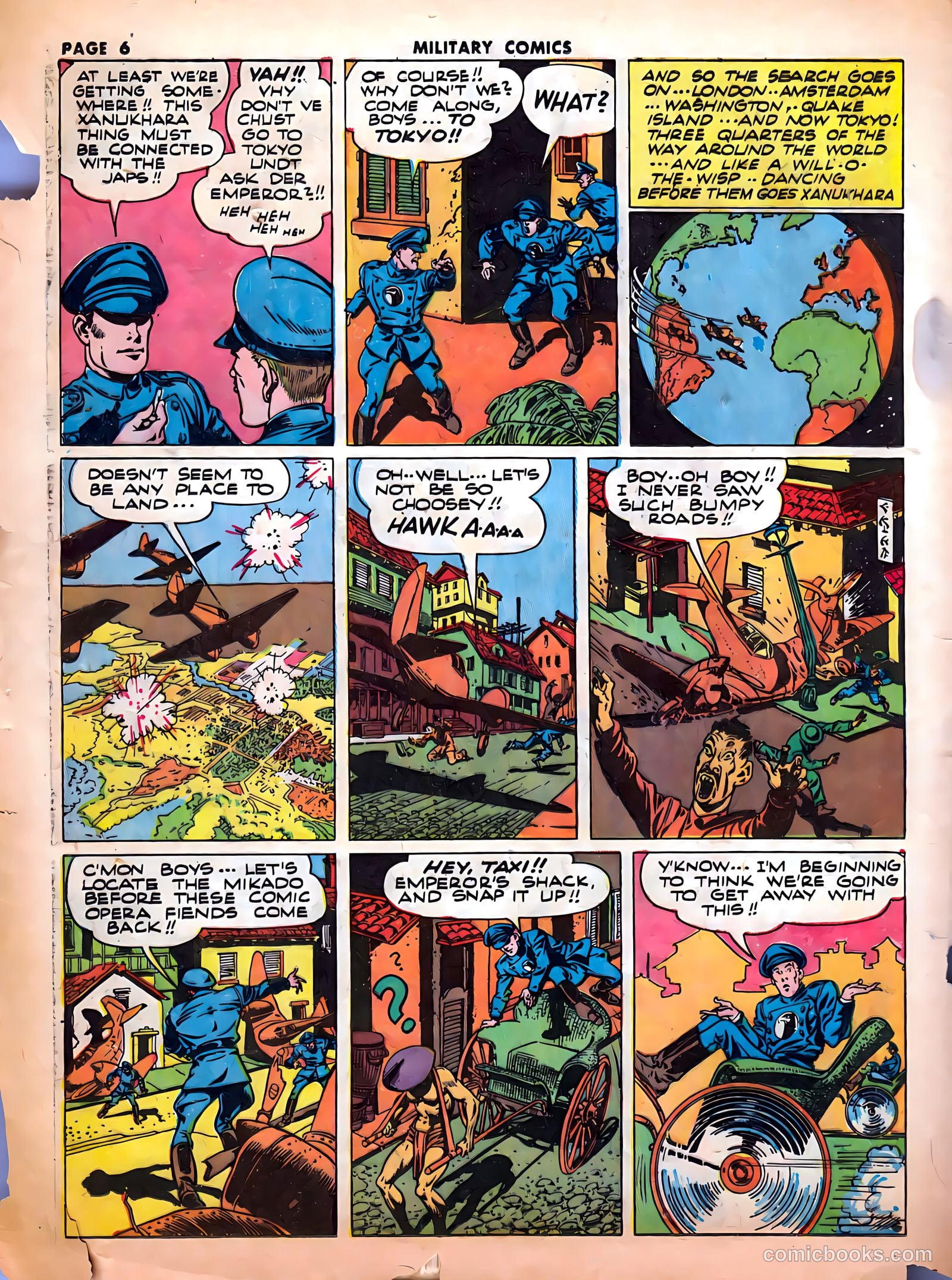 Military Comics #12 (1942) — page 8 of 68