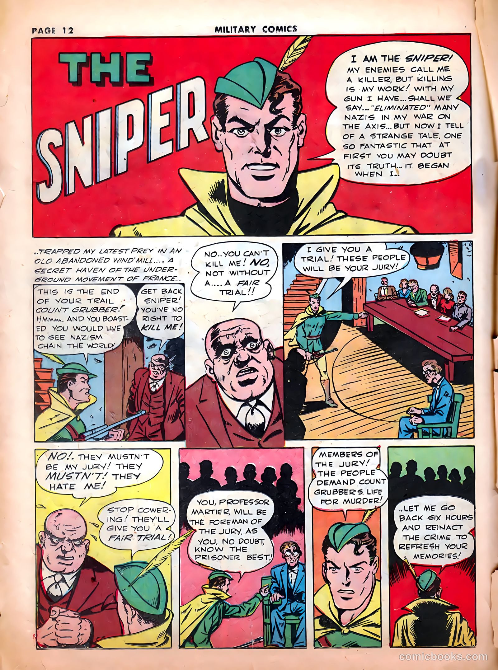 Military Comics #12 (1942) — page 14 of 68