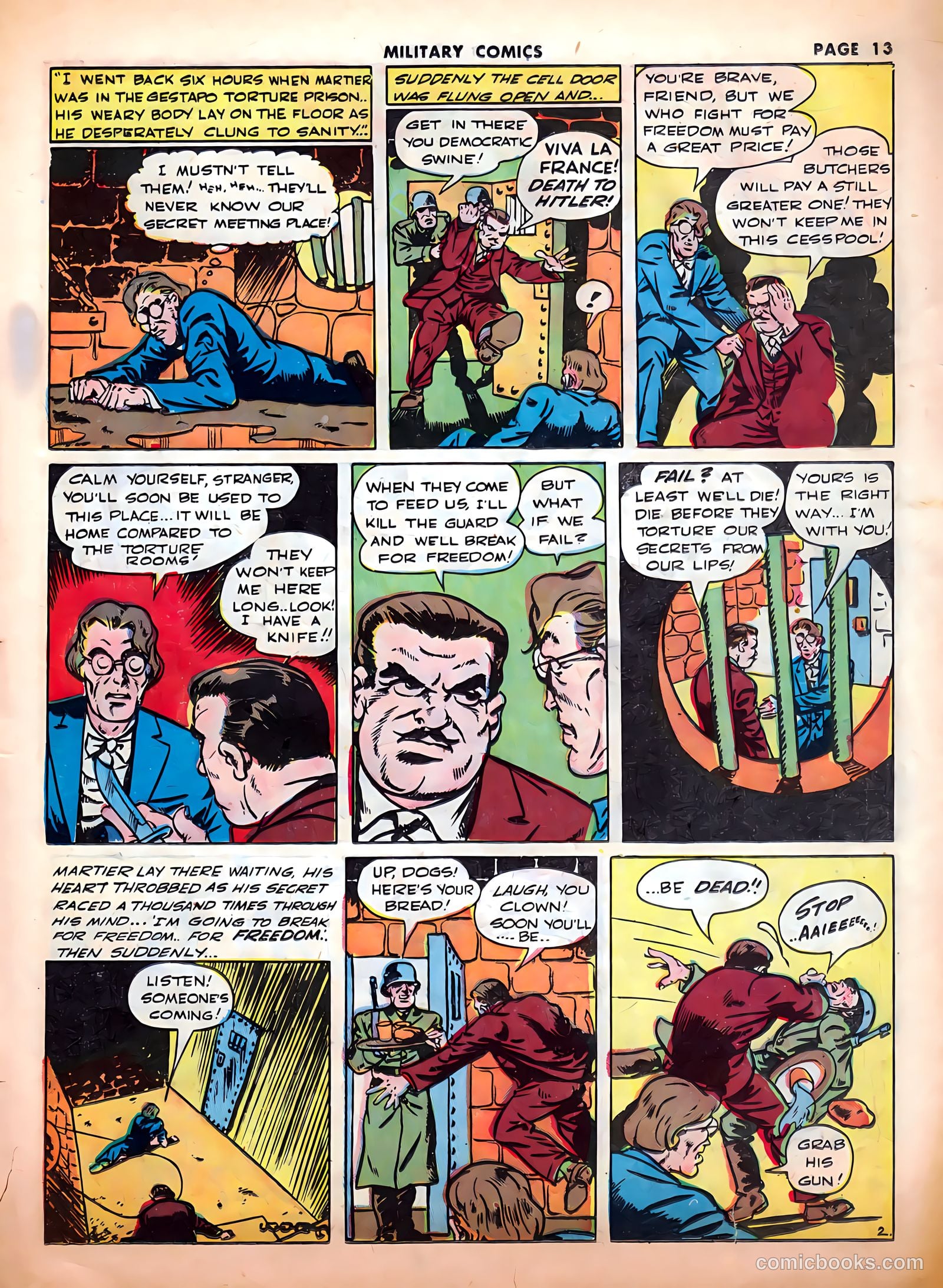 Military Comics #12 (1942) — page 15 of 68