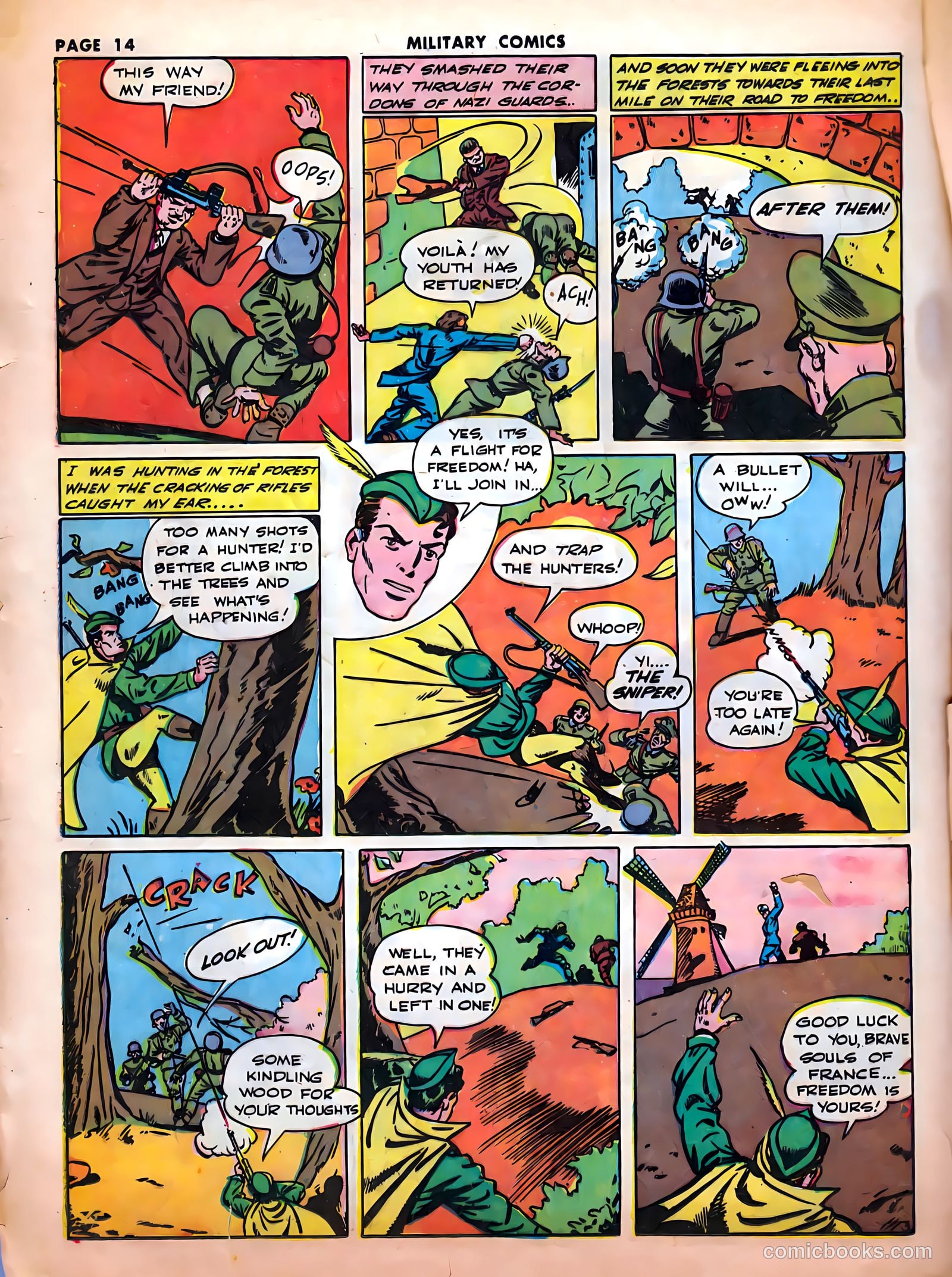 Military Comics #12 (1942) — page 16 of 68
