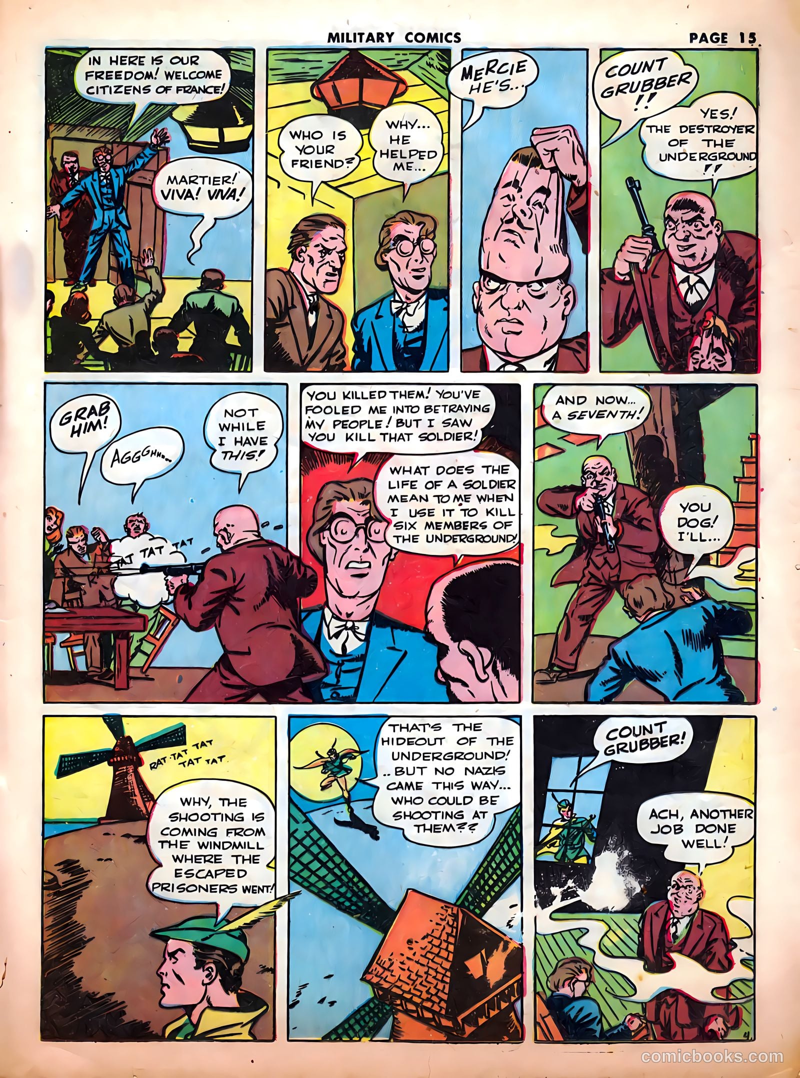 Military Comics #12 (1942) — page 17 of 68