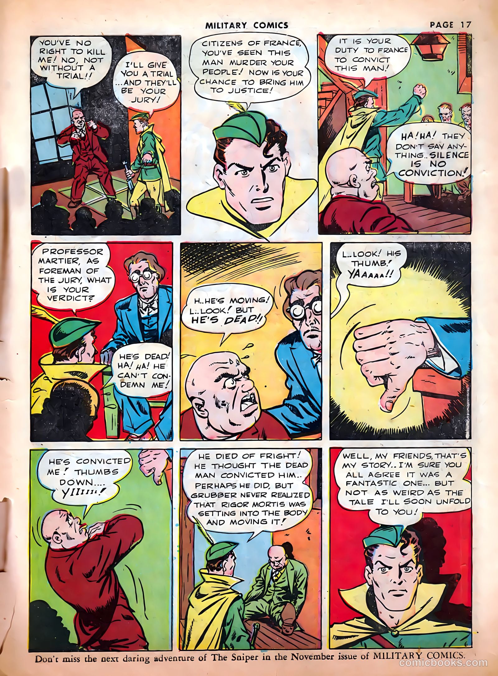 Military Comics #12 (1942) — page 19 of 68