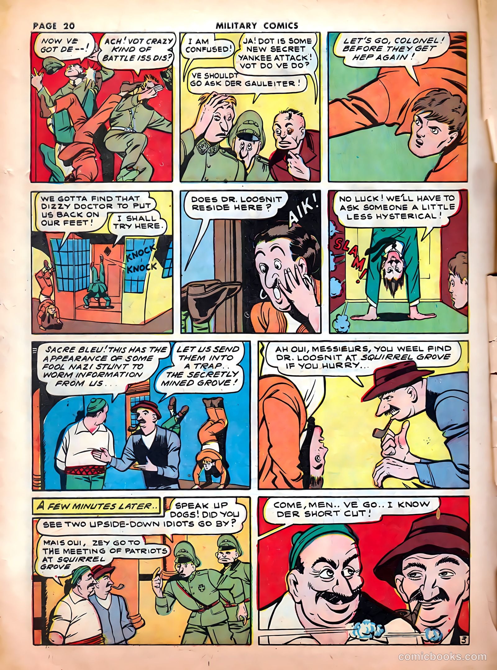 Military Comics #12 (1942) — page 22 of 68