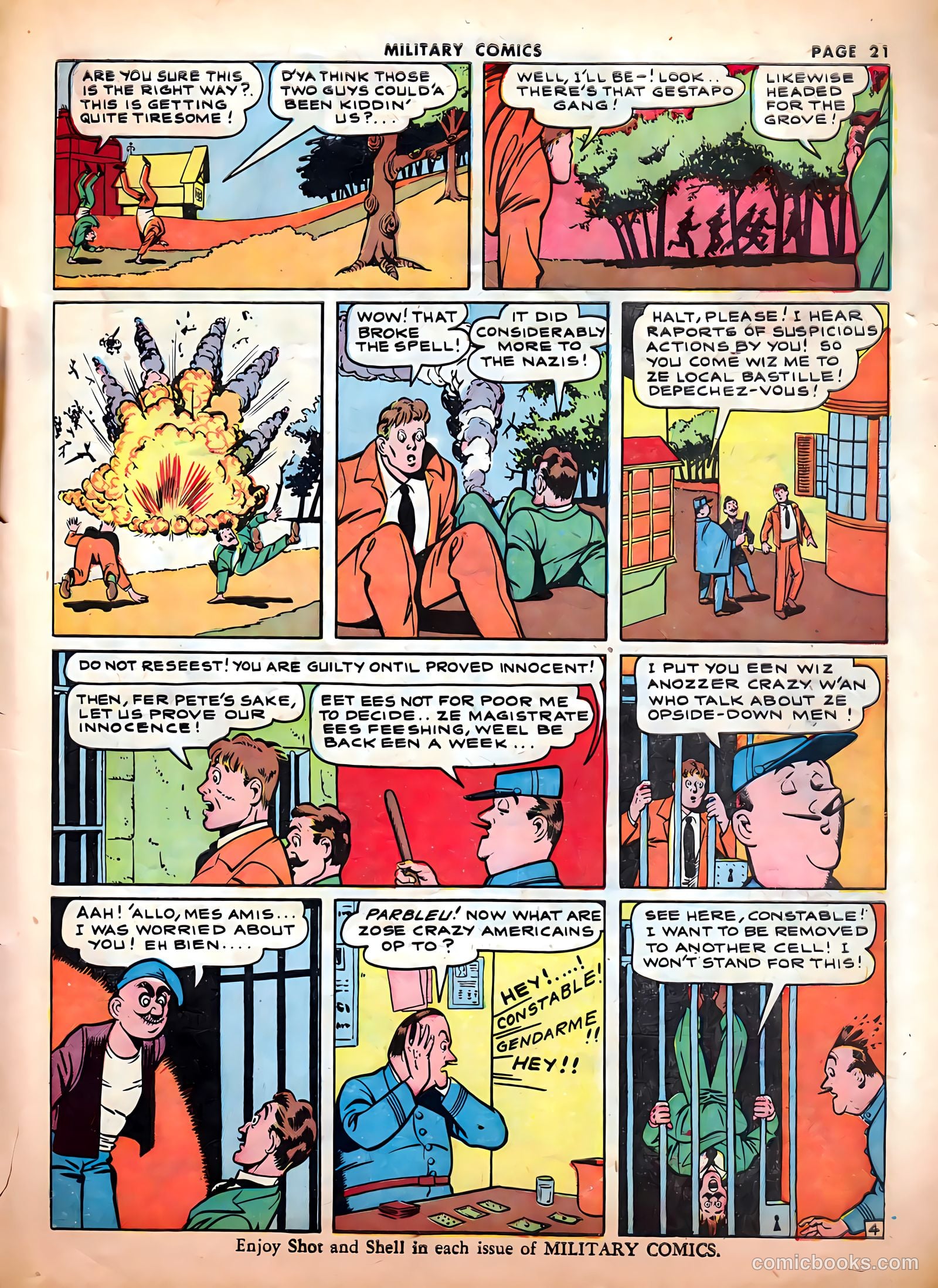 Military Comics #12 (1942) — page 23 of 68