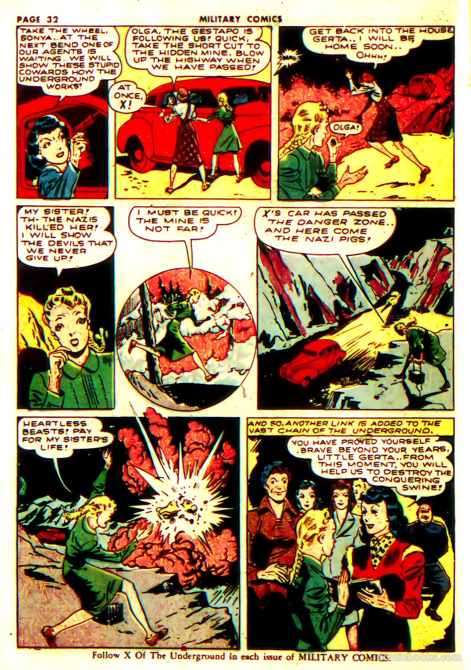 Military Comics #12 (1942) — page 34 of 68