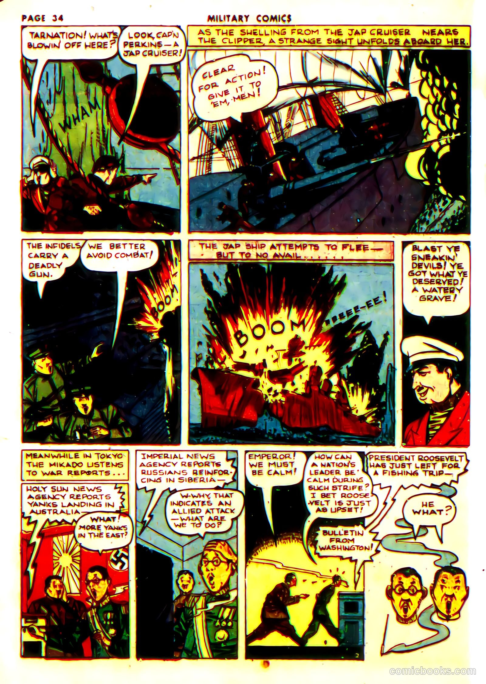 Military Comics #12 (1942) — page 36 of 68