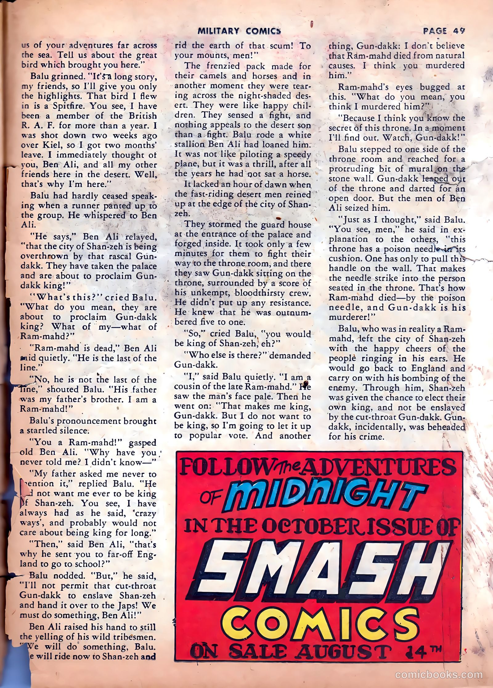 Military Comics #12 (1942) — page 51 of 68