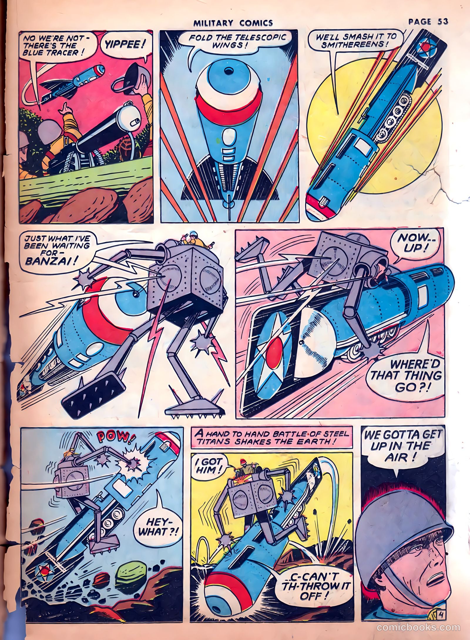 Military Comics #12 (1942) — page 55 of 68